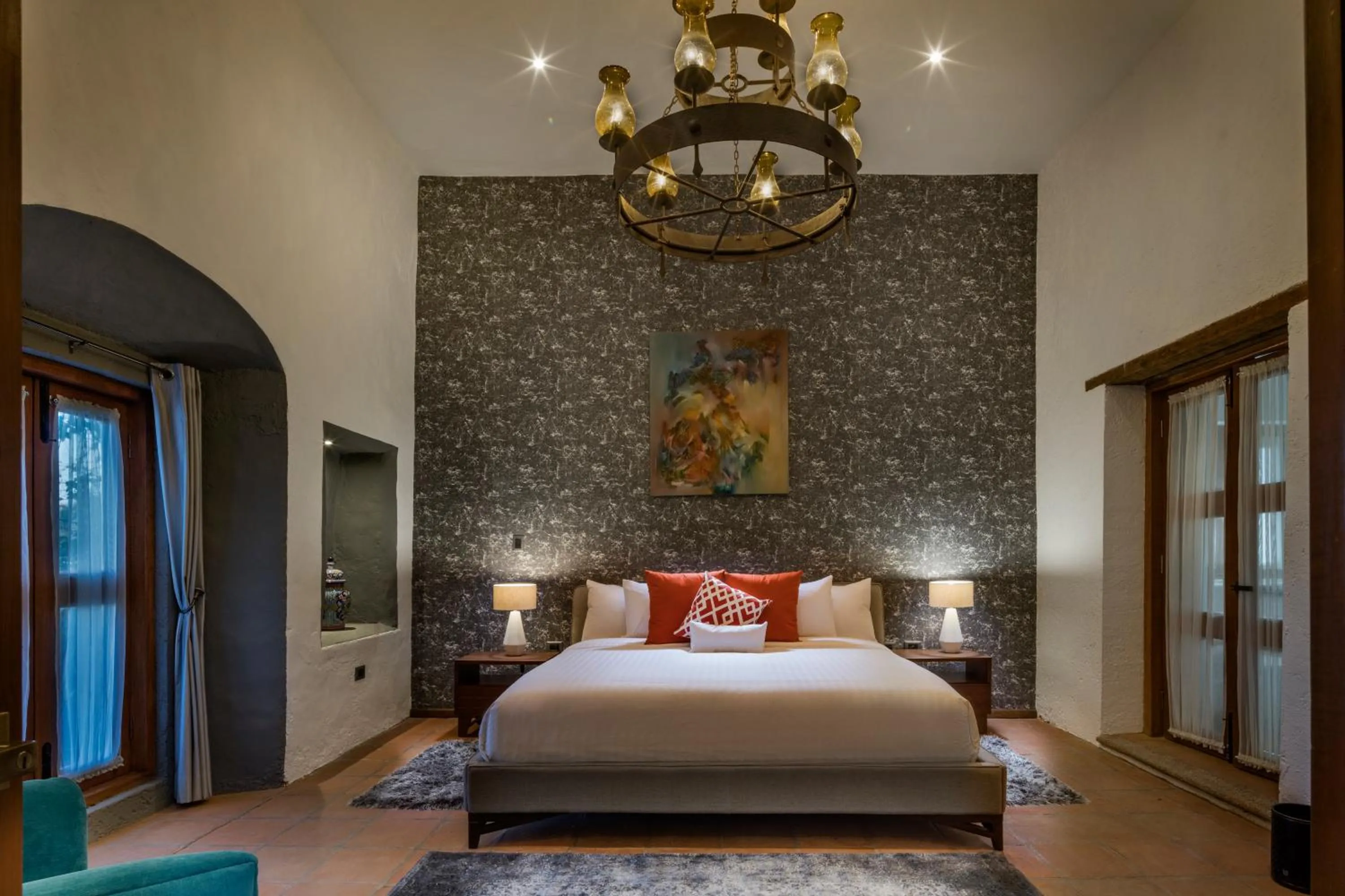Bed in Hacienda Santo Cristo Hotel & Spa - Adults Only