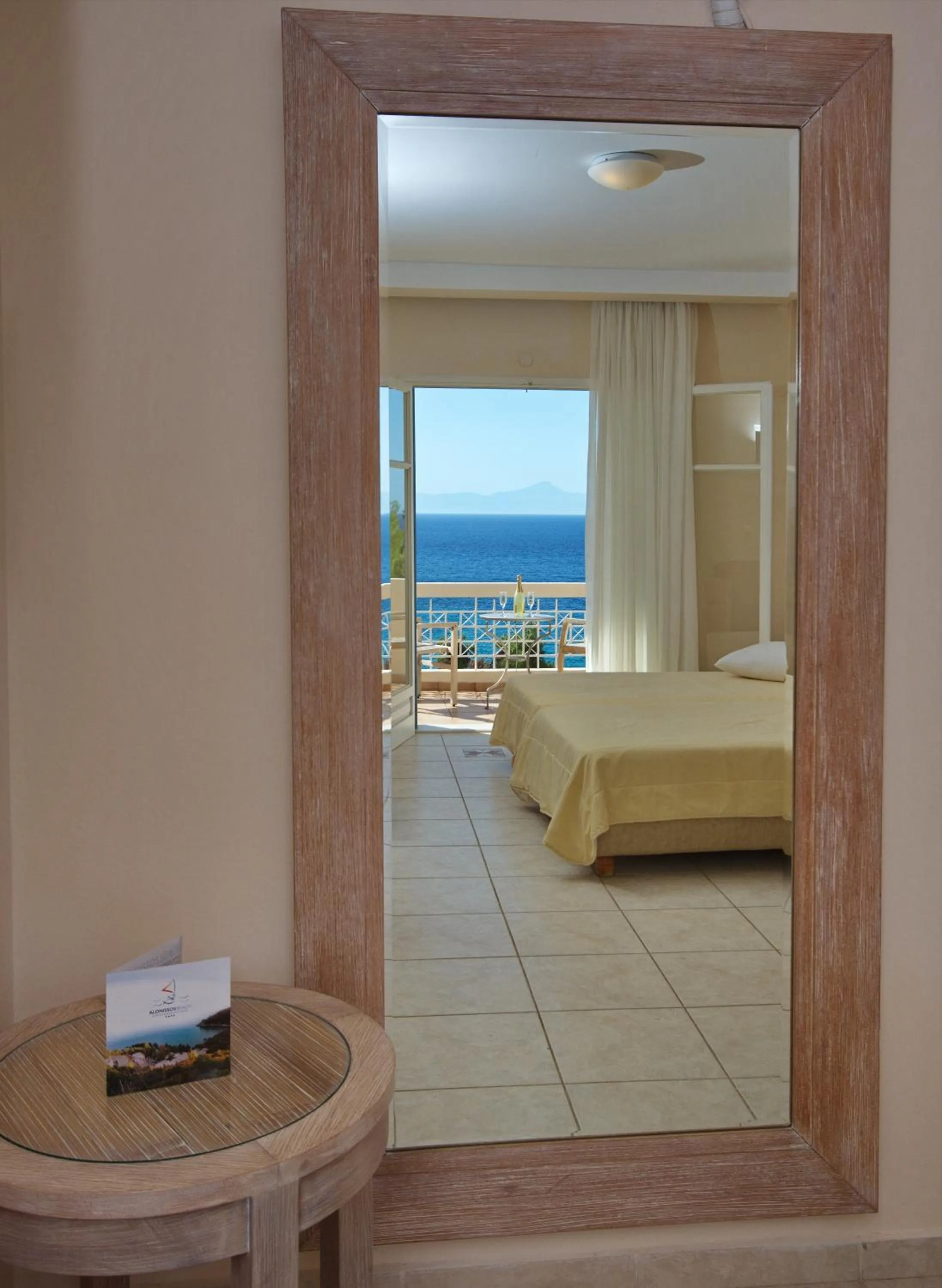 Bedroom, Bed in Alonissos Beach Bungalows And Suites Hotel