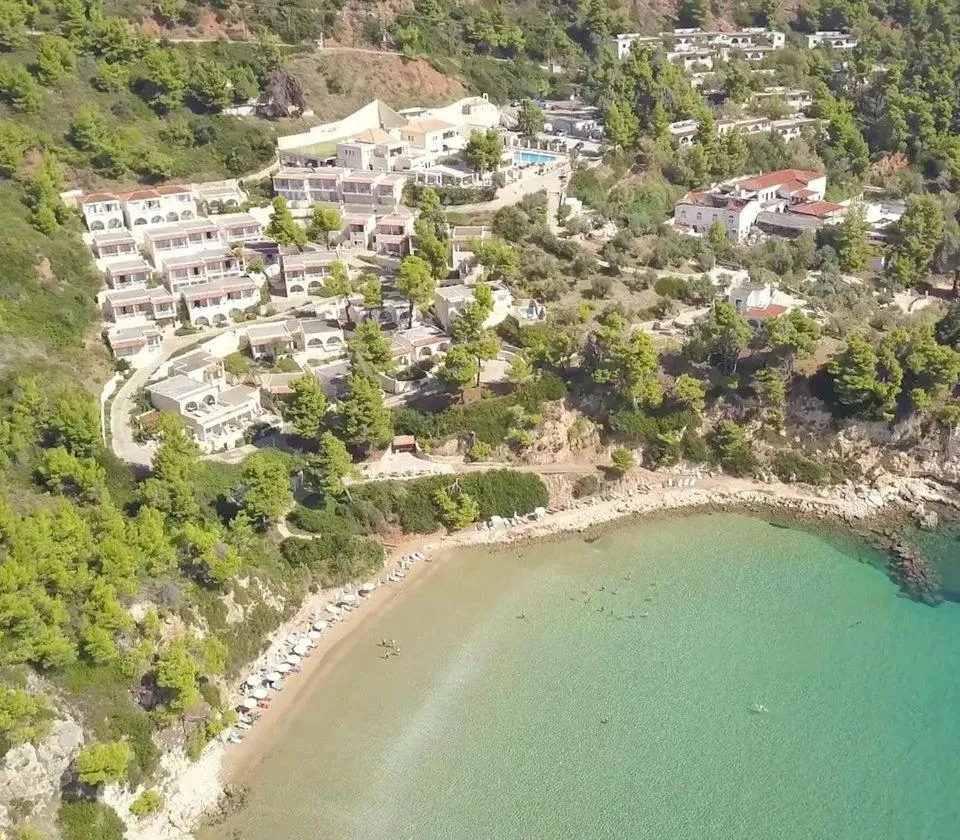 Bird's eye view in Alonissos Beach Bungalows And Suites Hotel