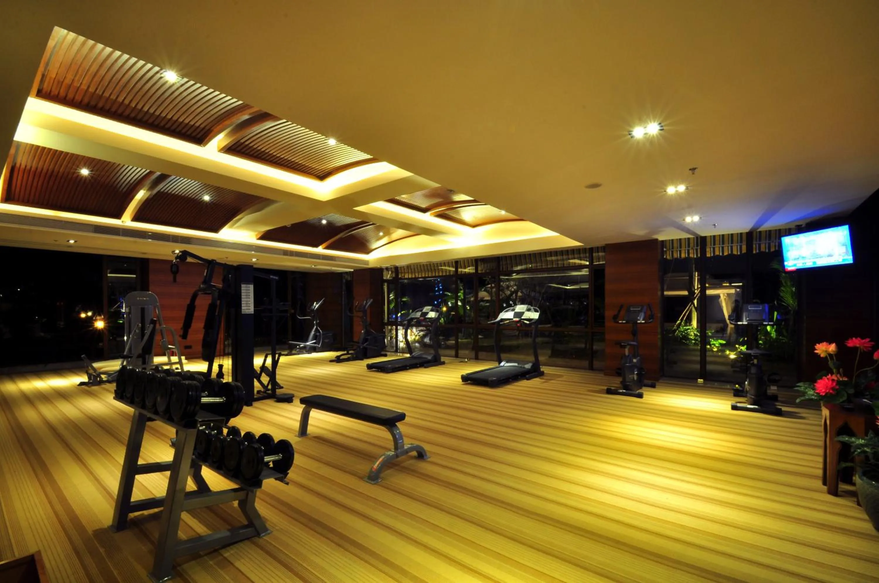 Fitness centre/facilities in ZhongAo Hotel Shimei Bay