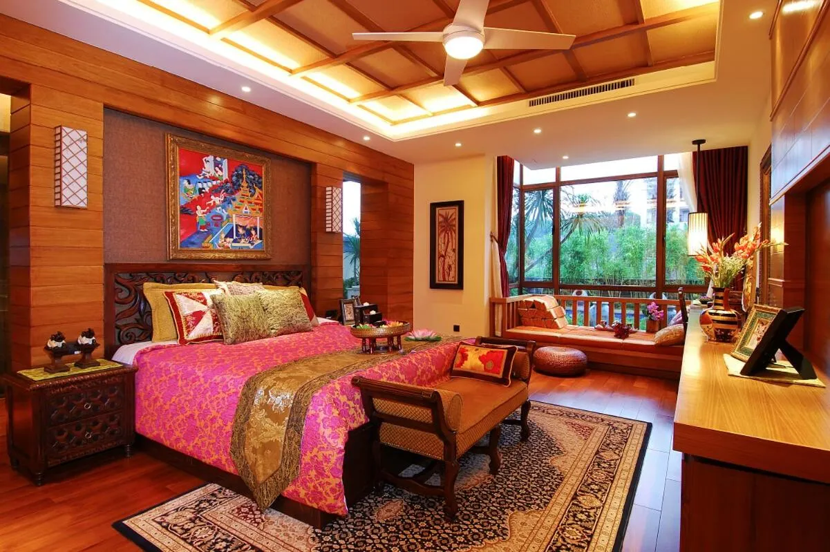 Bed in ZhongAo Hotel Shimei Bay