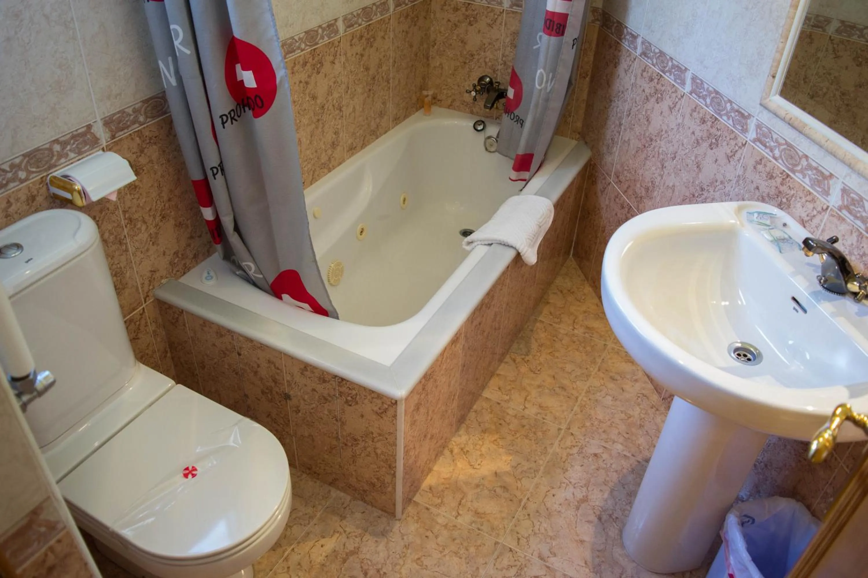 Bathroom in Hotel Galicia