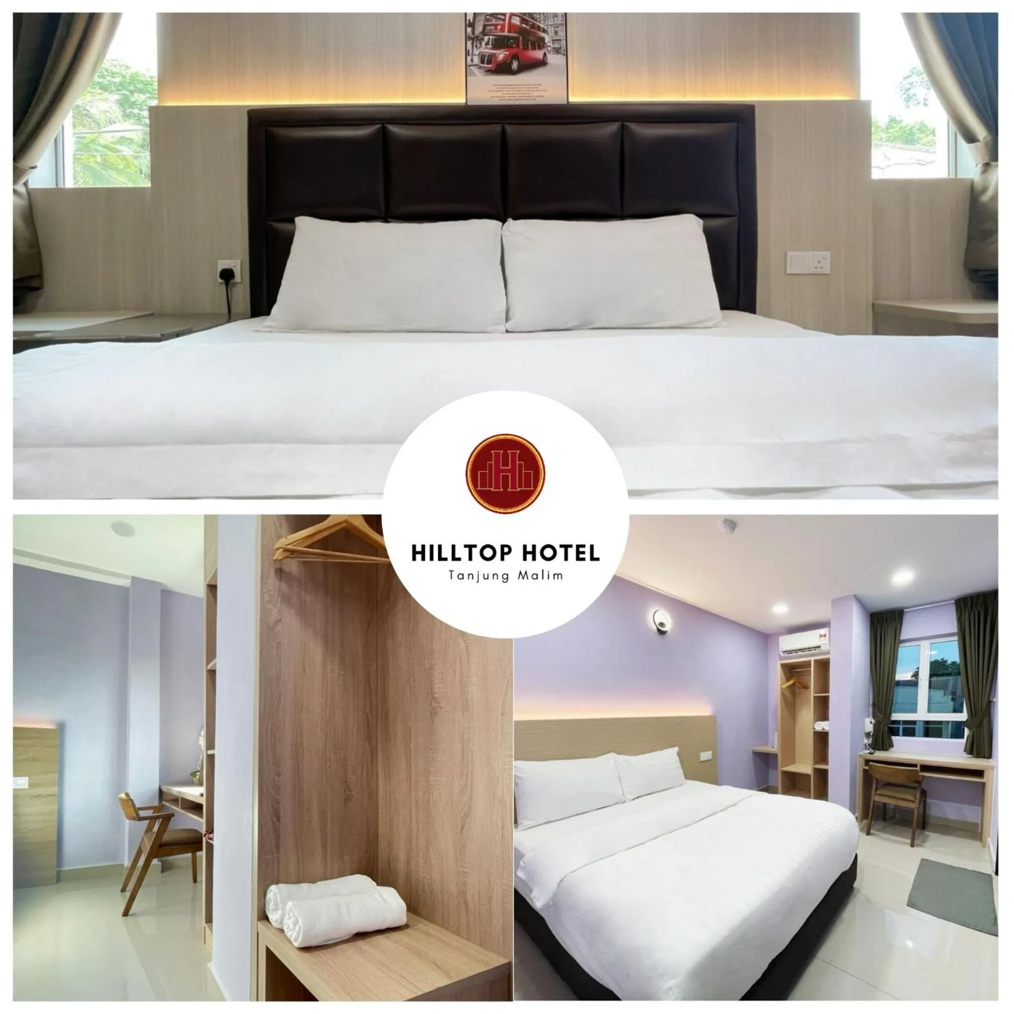Property building, Bed in Hilltop Hotel Tanjung Malim