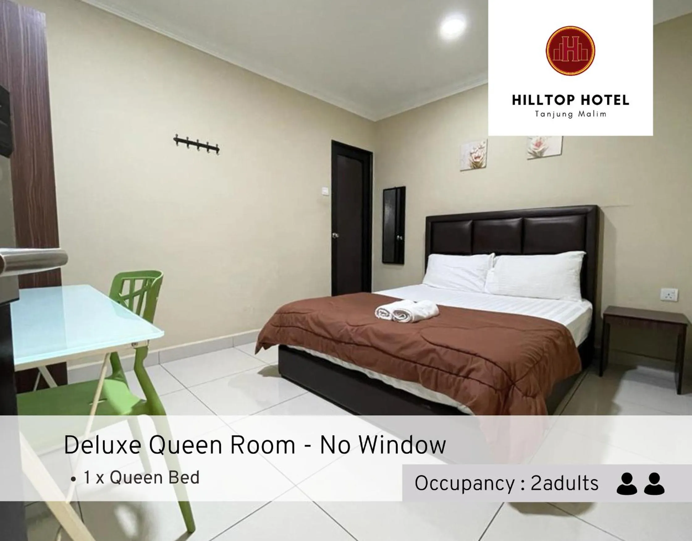 Bed in Hilltop Hotel Tanjung Malim