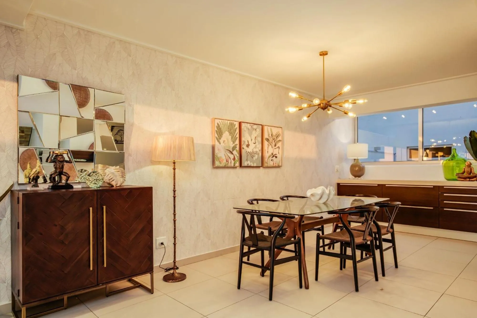 Seating area in Malibu