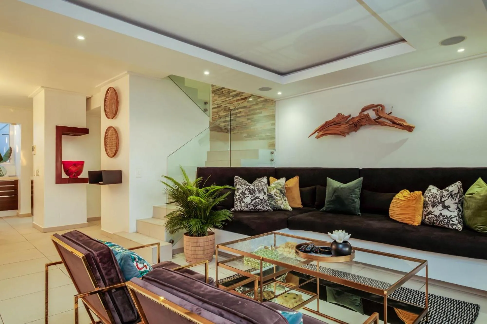 Living room in Malibu