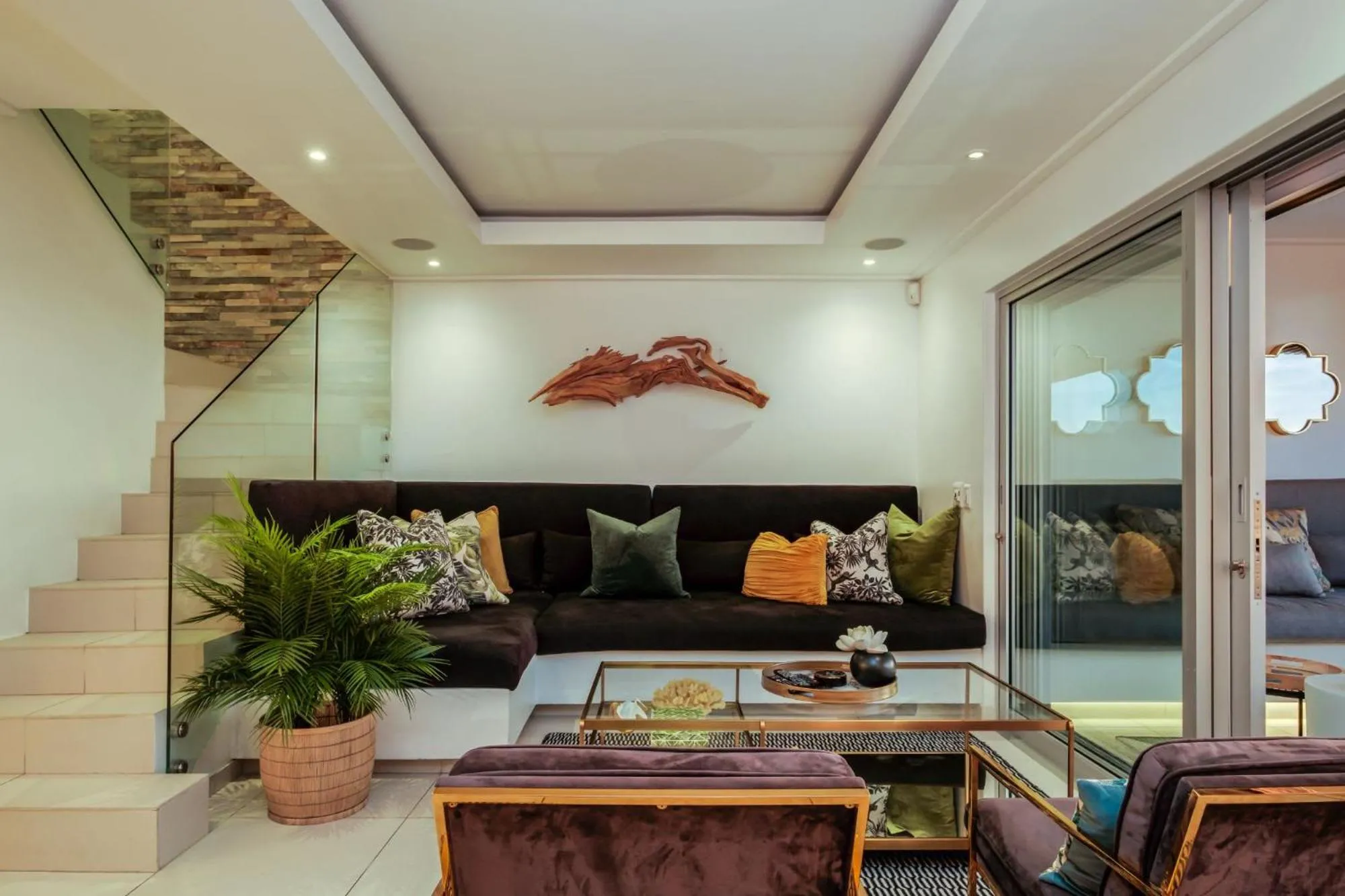 Living room in Malibu