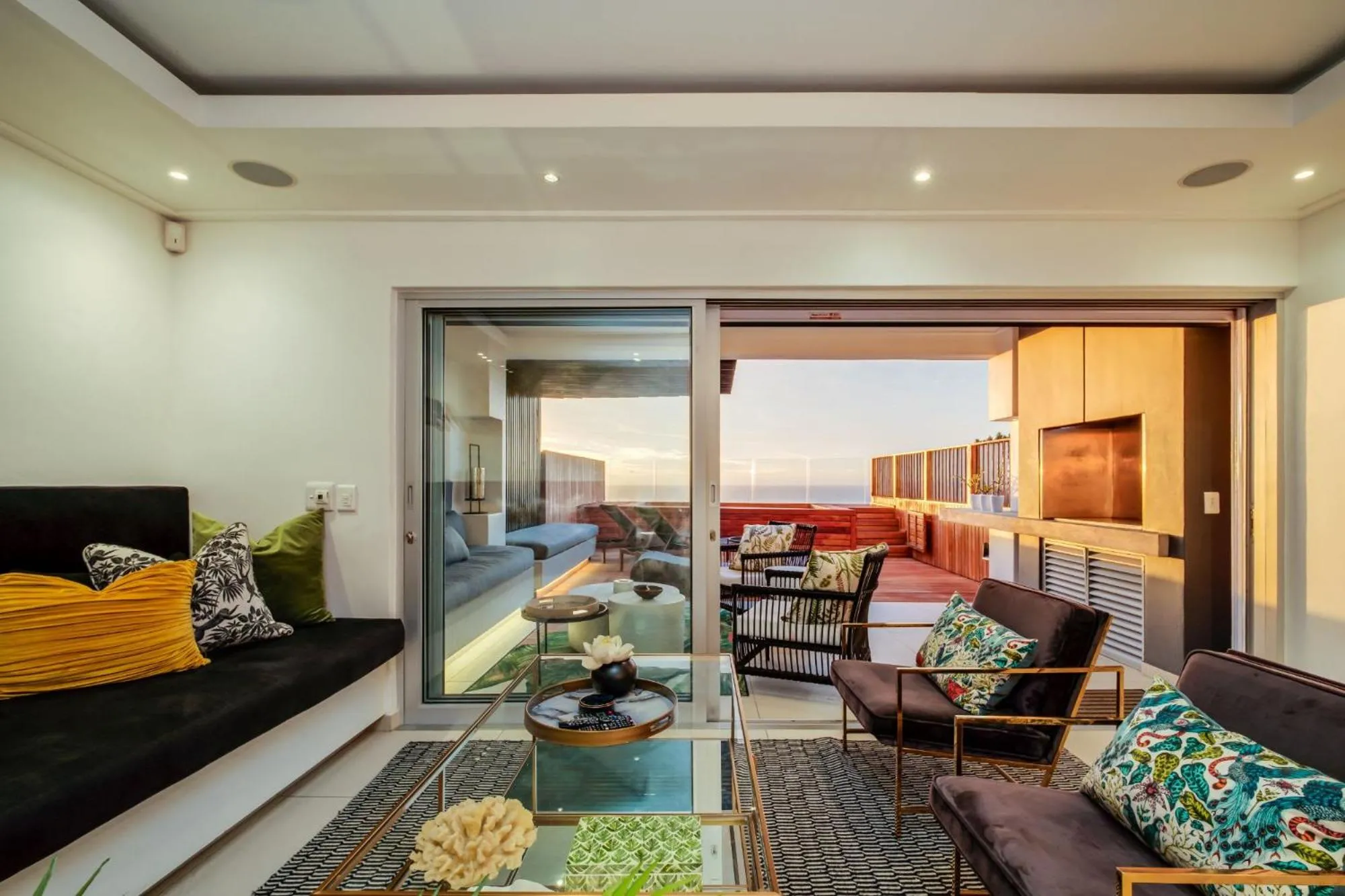 Living room in Malibu