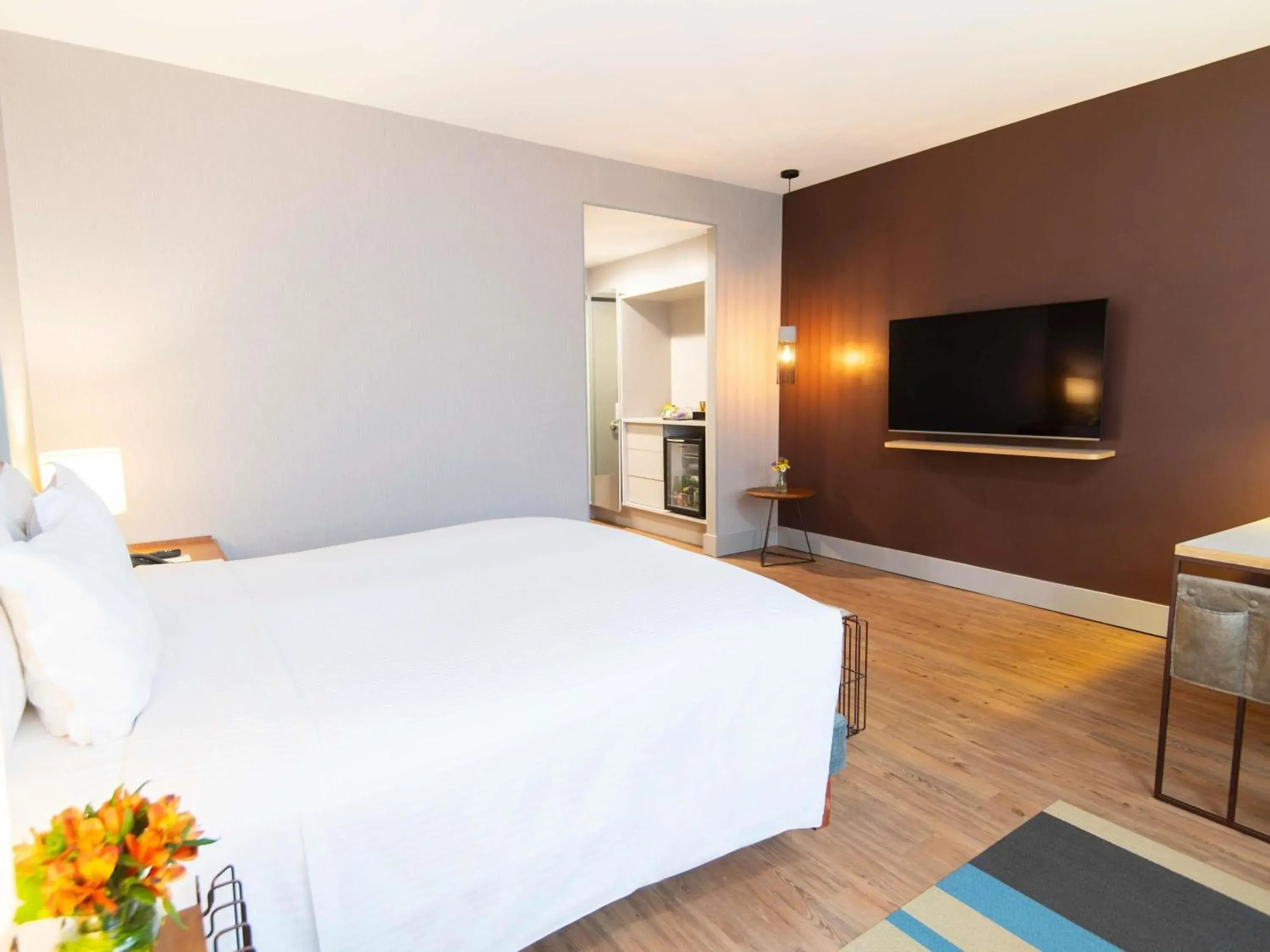 Bedroom, Bed in Pullman Sao Paulo Vila Olimpia Bedroom, Bed in Pullman Sao Paulo Vila Olimpia