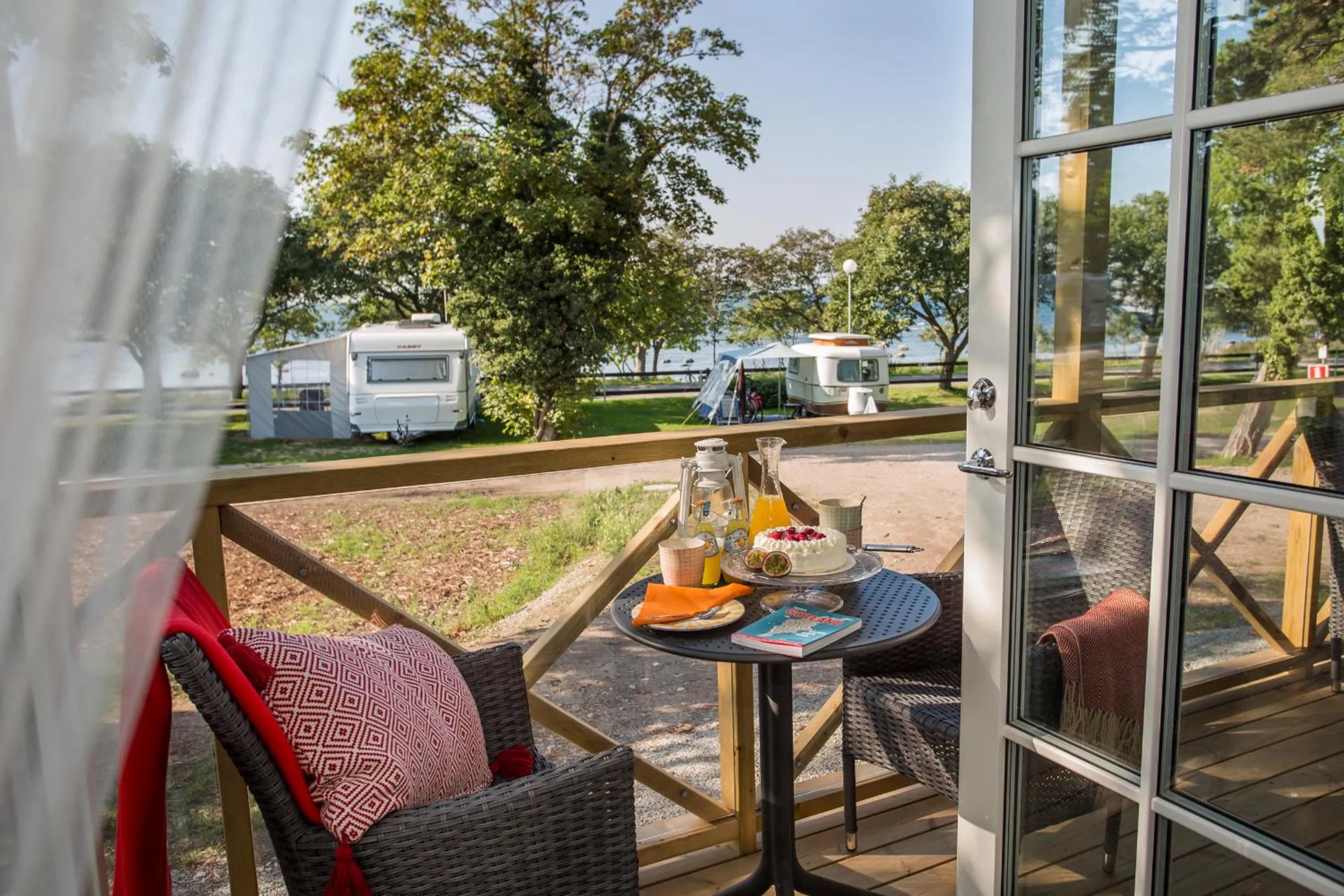 Balcony/Terrace in Visby Strandby