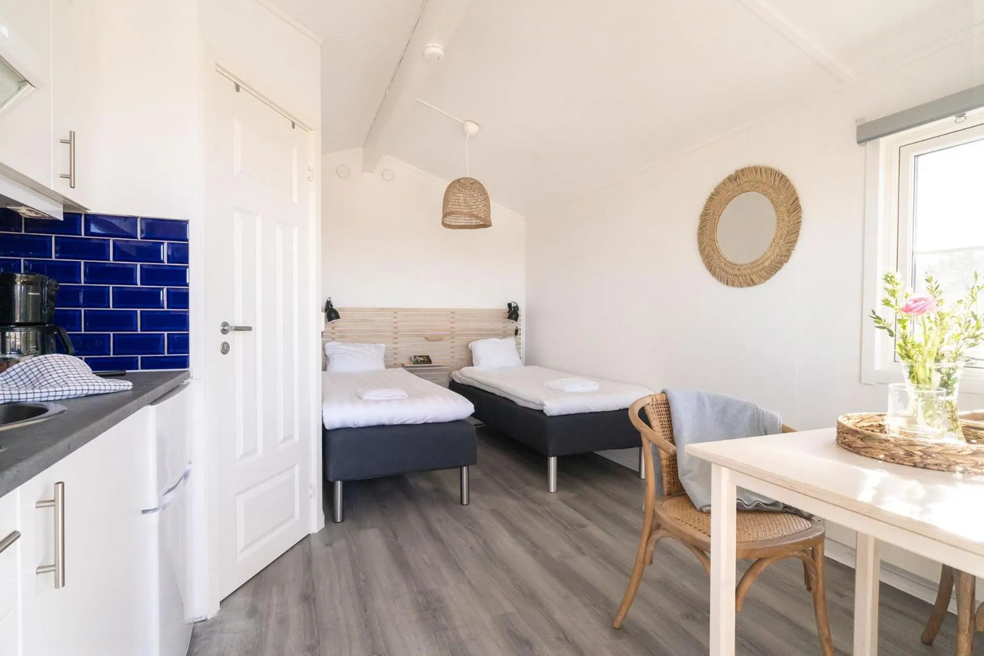 Shower, Bed in Visby Strandby