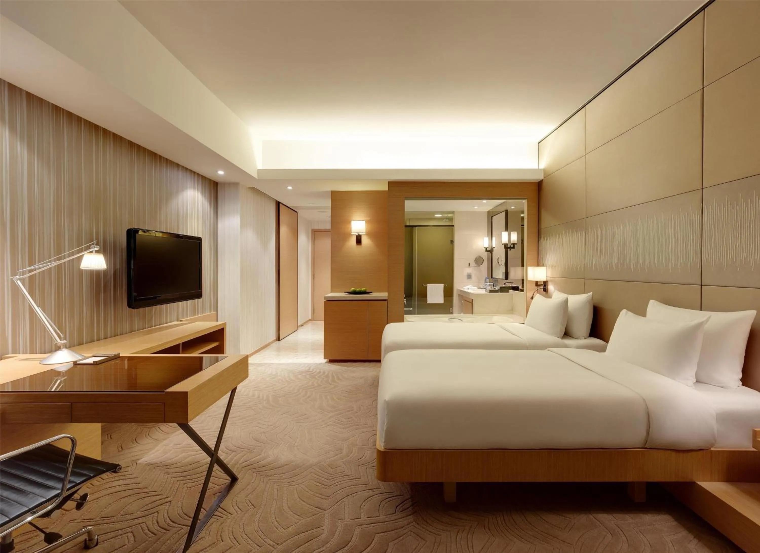 Bedroom, Bed in Hyatt Regency Hong Kong, Sha Tin