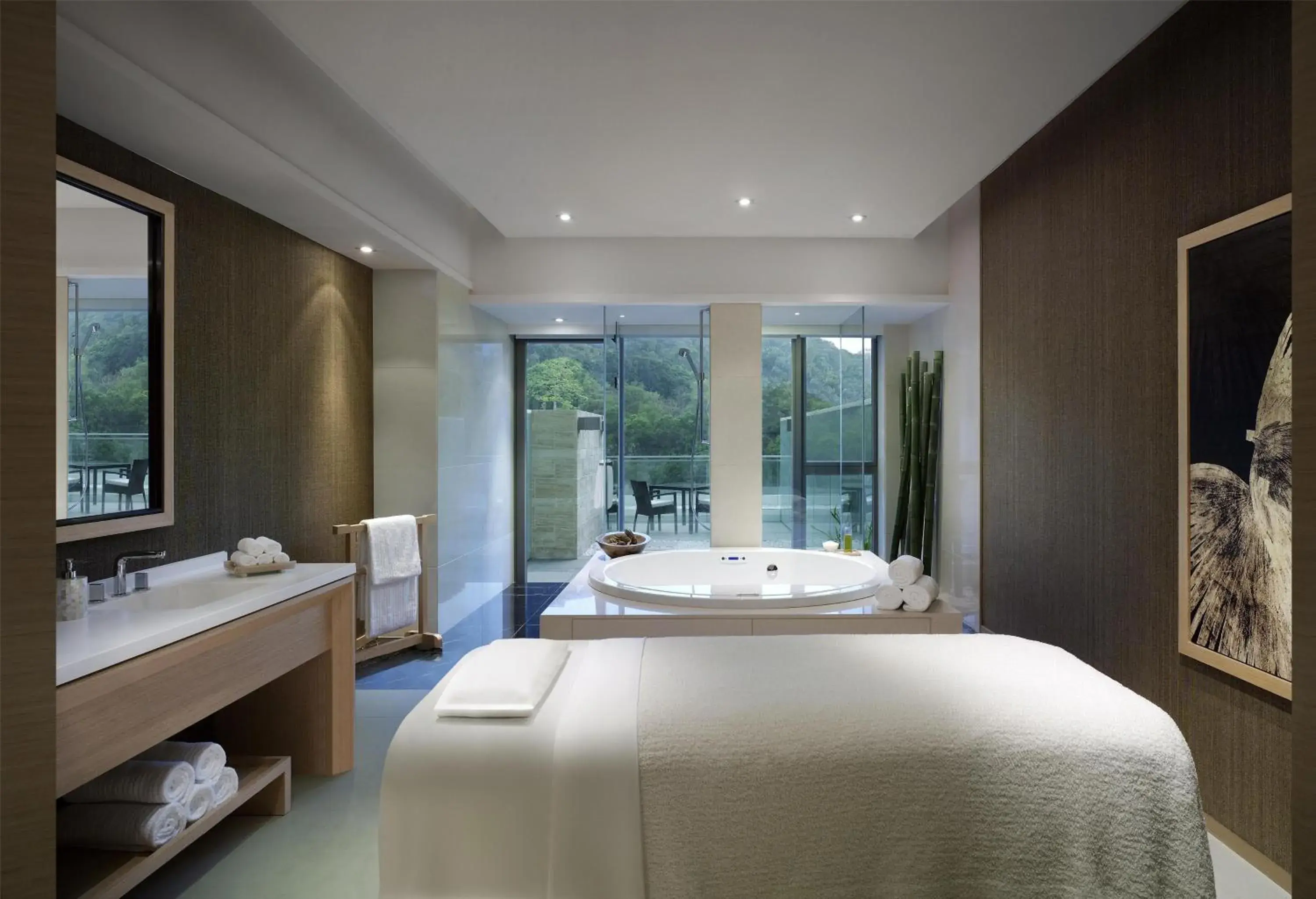 Spa and wellness centre/facilities, Bed in Hyatt Regency Hong Kong, Sha Tin Spa and wellness centre/facilities, Bed in Hyatt Regency Hong Kong, Sha Tin