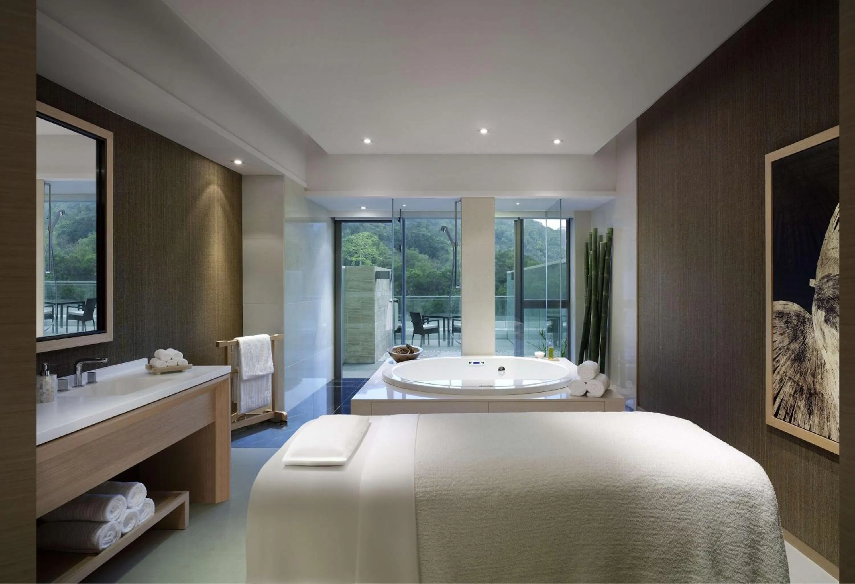 Spa and wellness centre/facilities, Bed in Hyatt Regency Hong Kong, Sha Tin