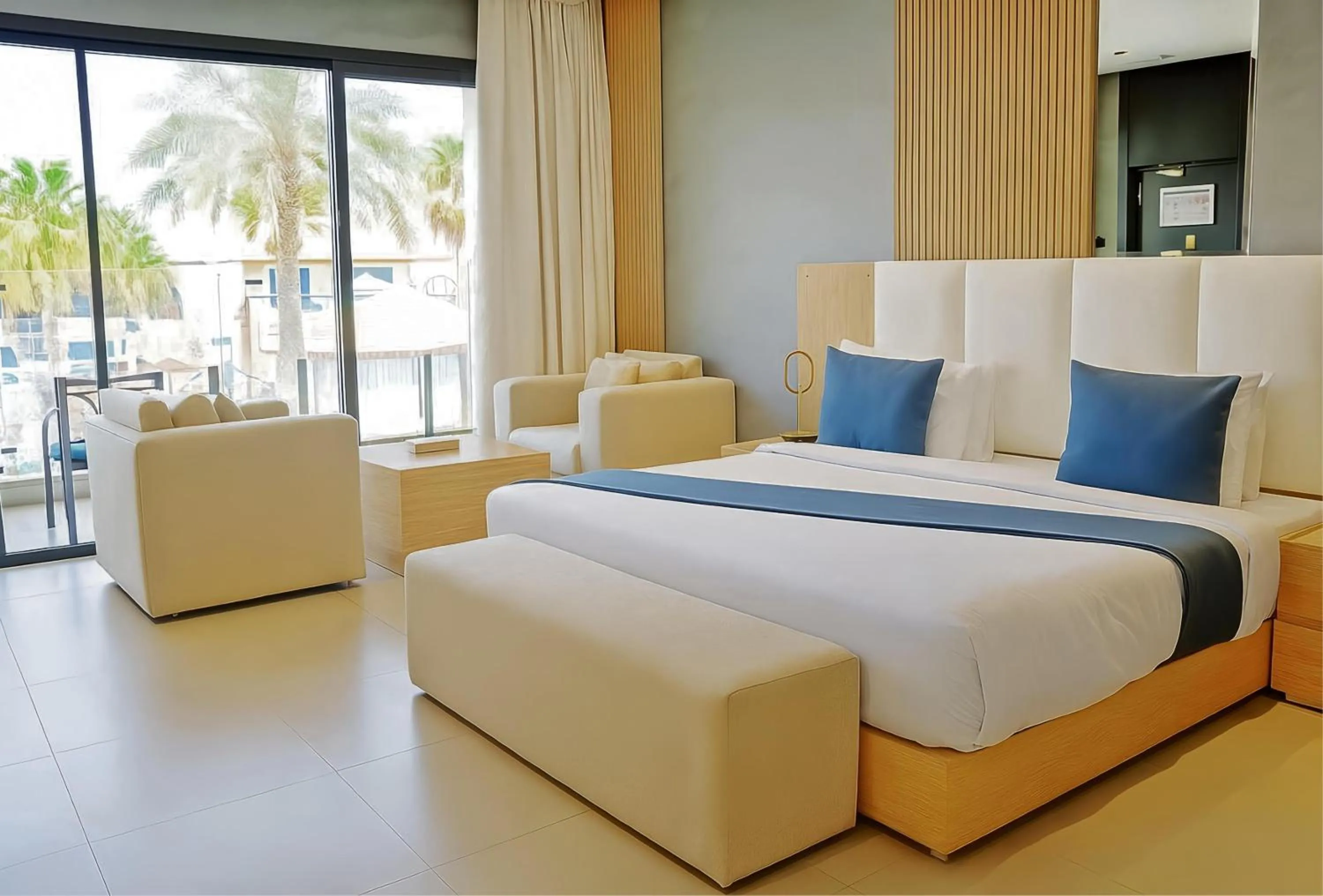 Bedroom, Bed in Palma Beach Resort & Spa