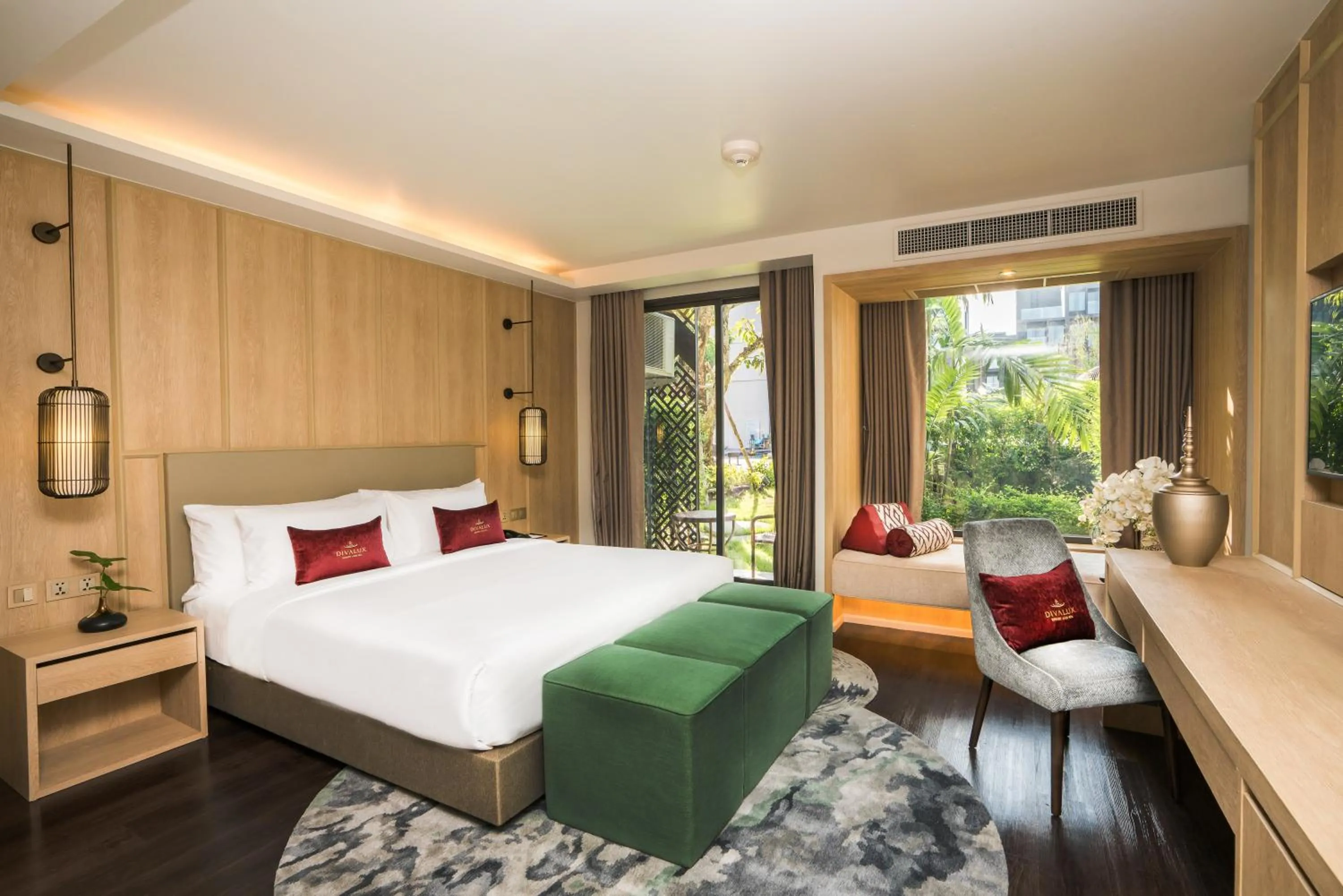 Garden, Bed in Divalux Resort & Spa Bangkok, Suvarnabhumi Airport-Free Shuttle