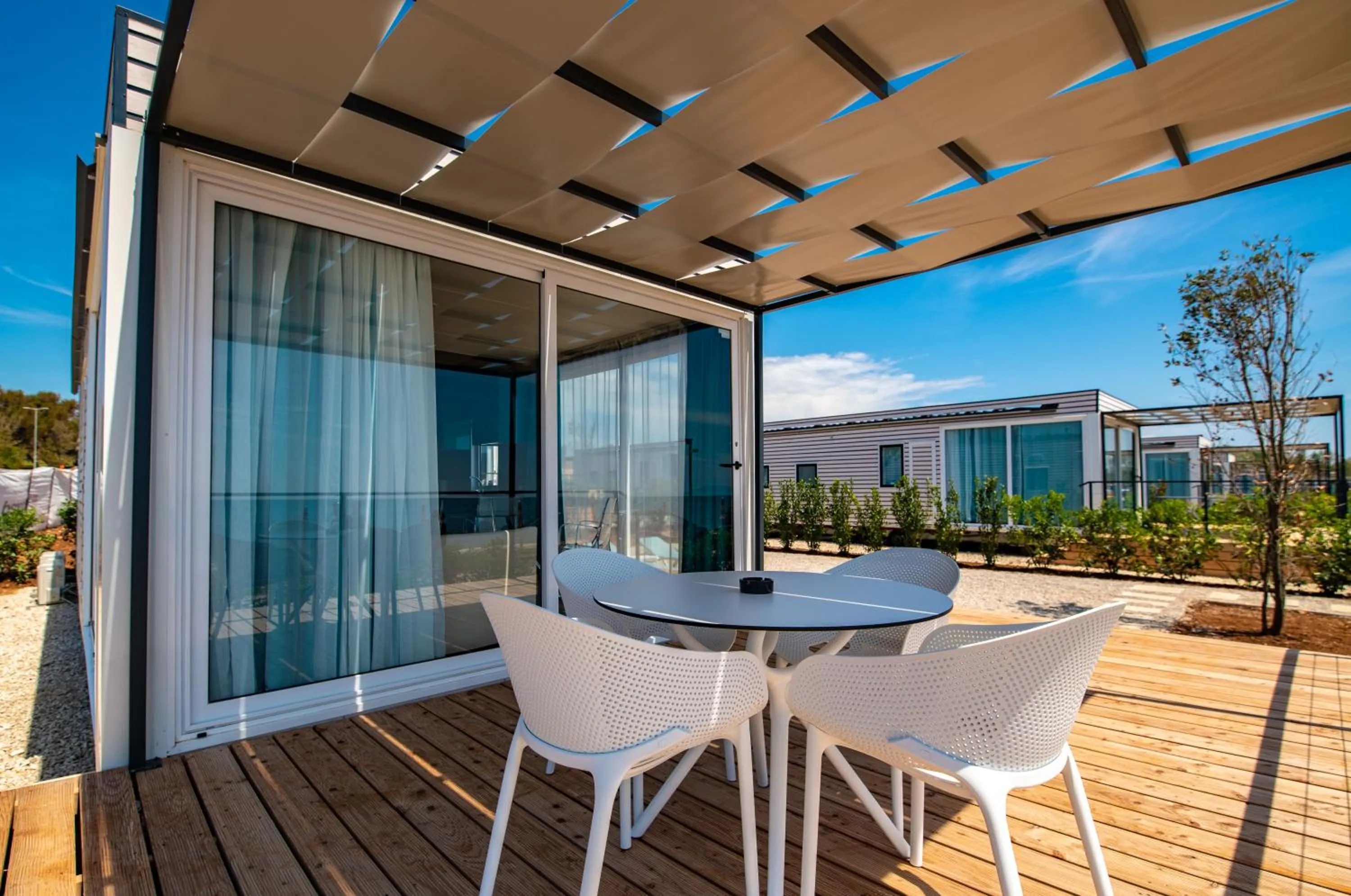 Patio in Arena Grand Kazela Camping Homes