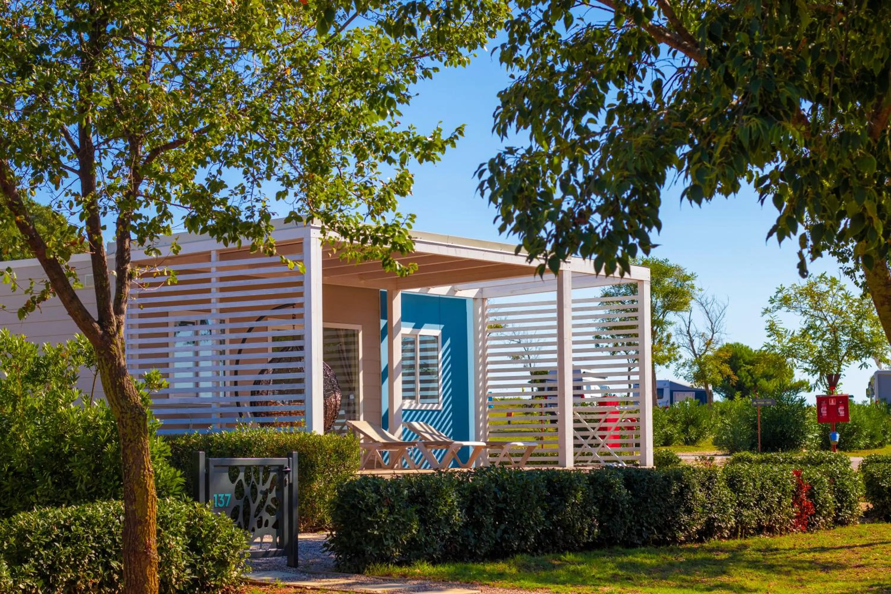 Patio in Arena Grand Kazela Camping Homes