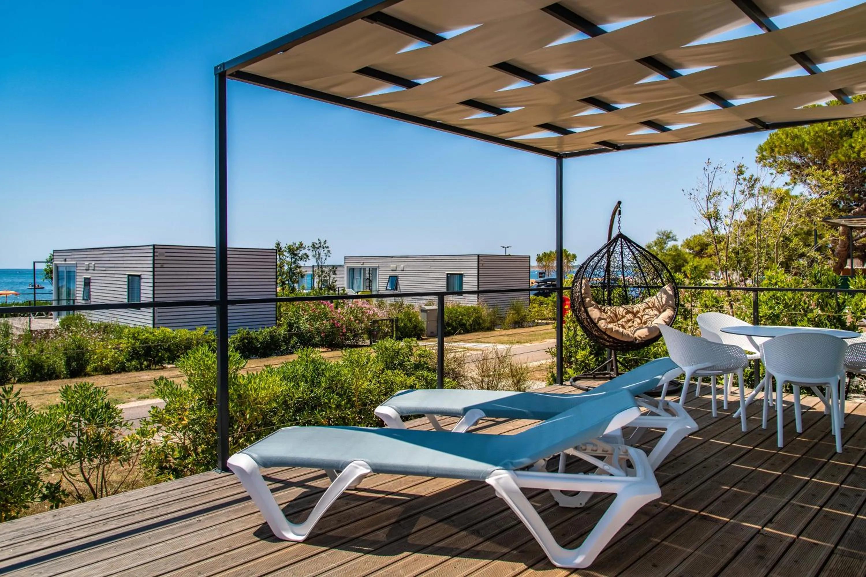 Patio in Arena Grand Kazela Camping Homes