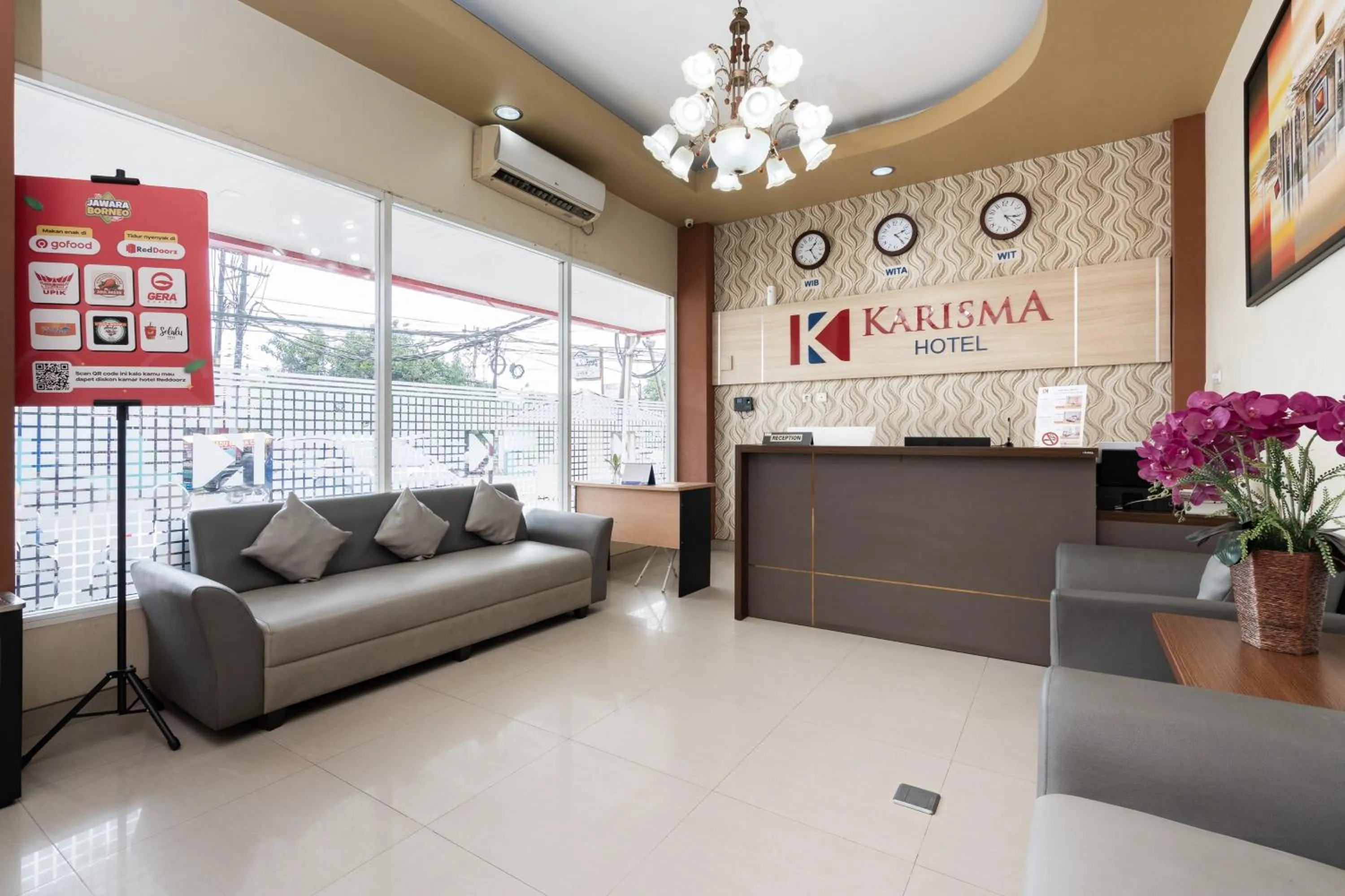 Lobby or reception in RedDoorz near Islamic Center Samarinda