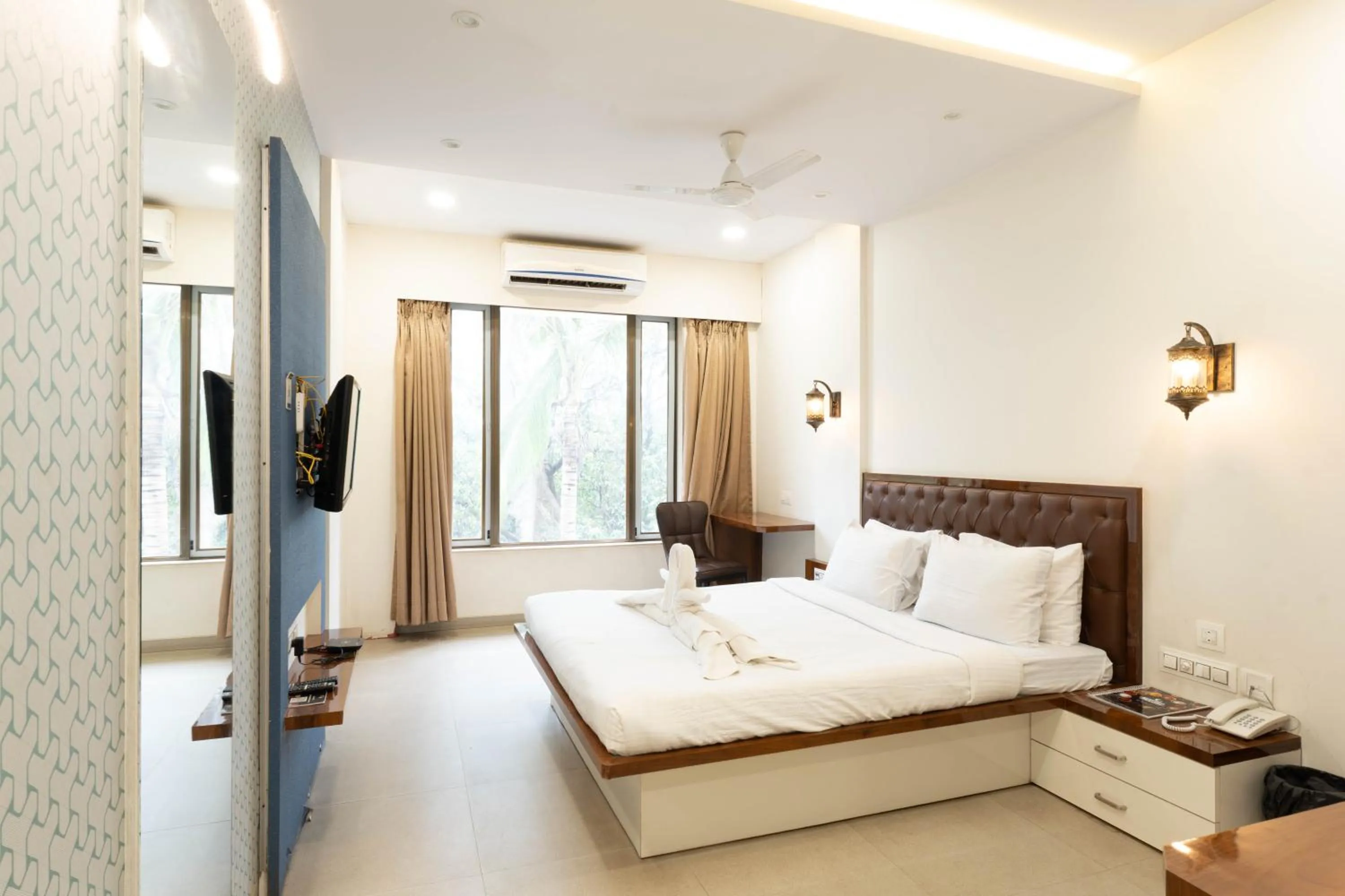 Bed in Visava Amusement Park & Resort Navi Mumbai