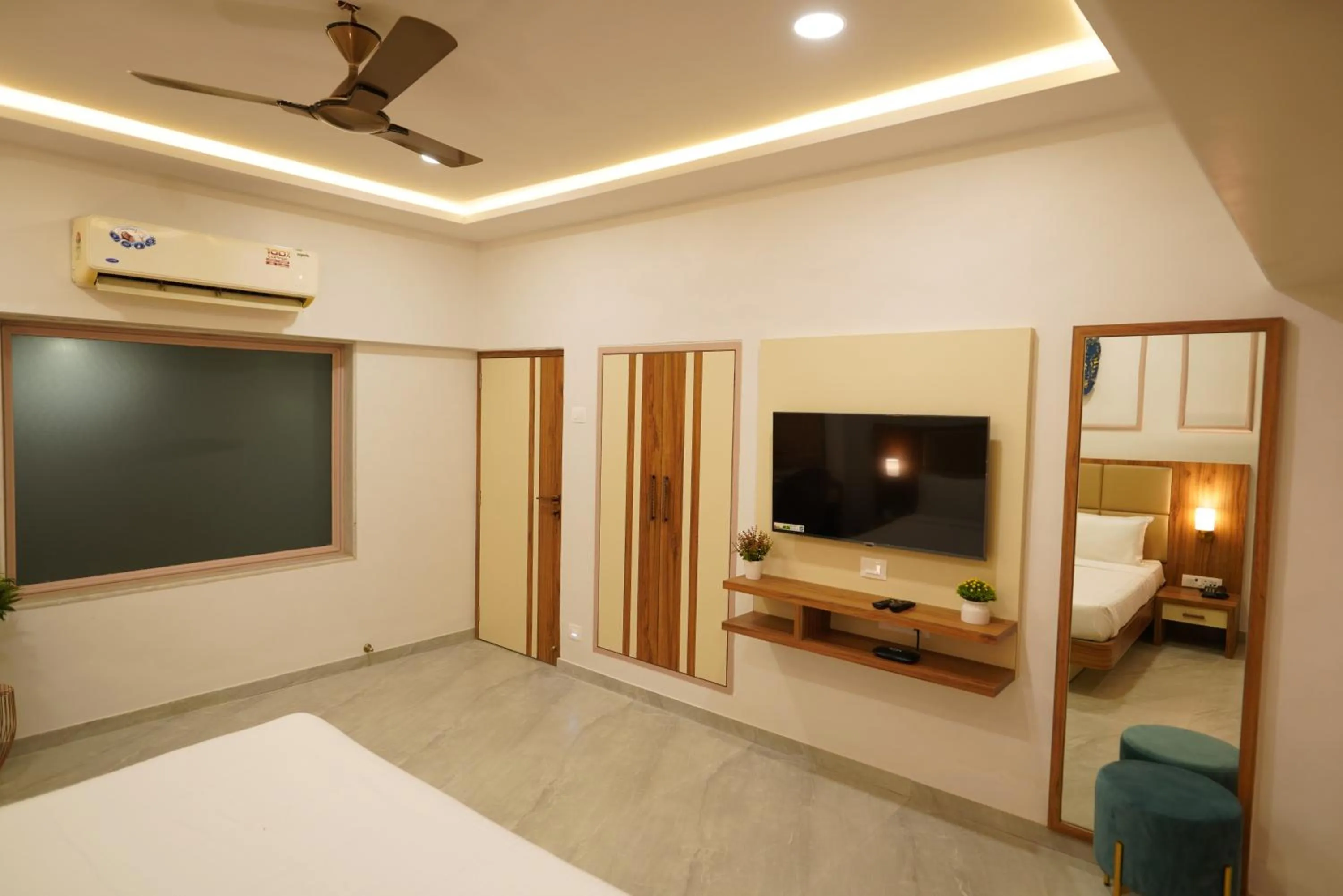 Property building, Bed in Visava Amusement Park & Resort Navi Mumbai