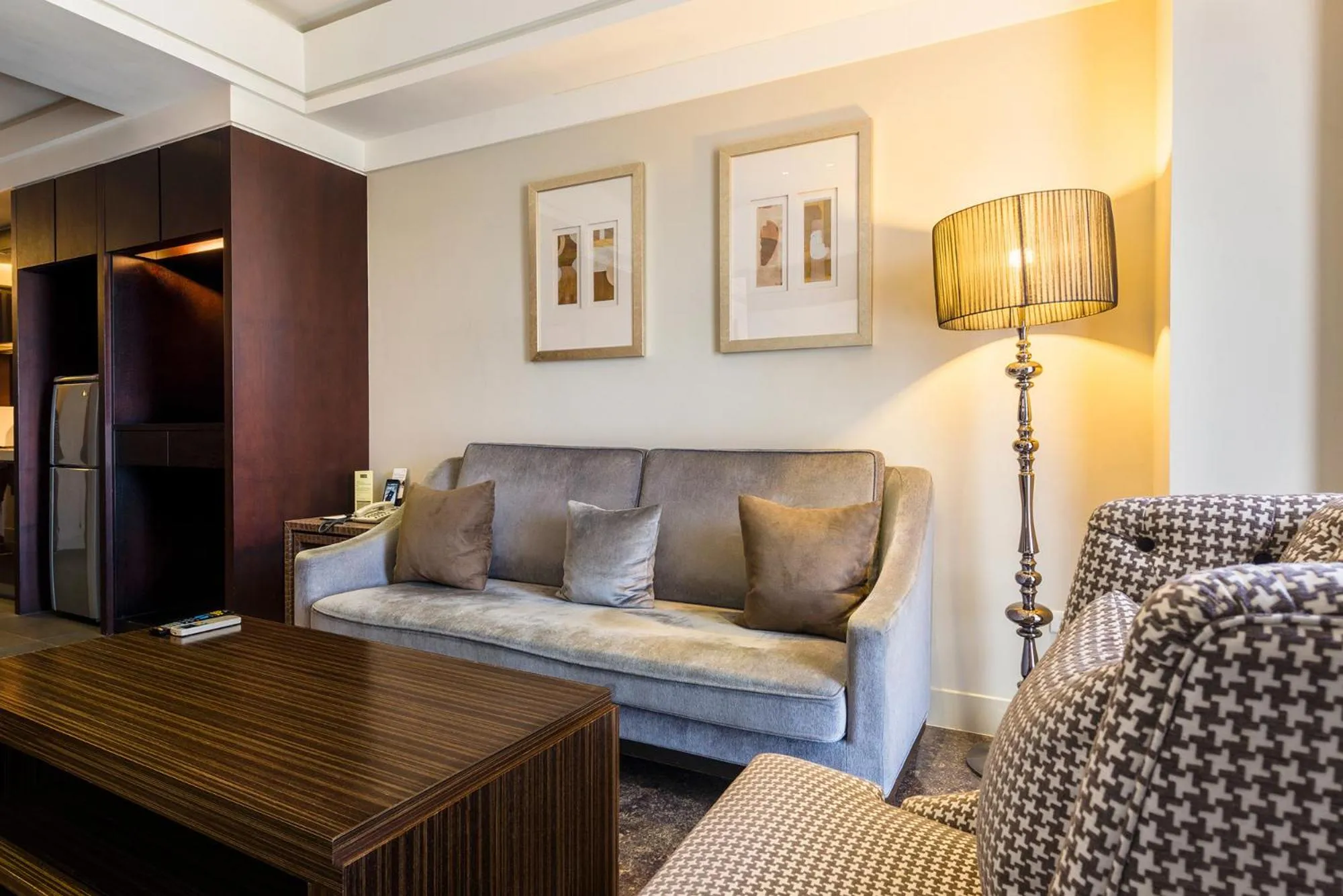 Seating area in Leofoo Residences