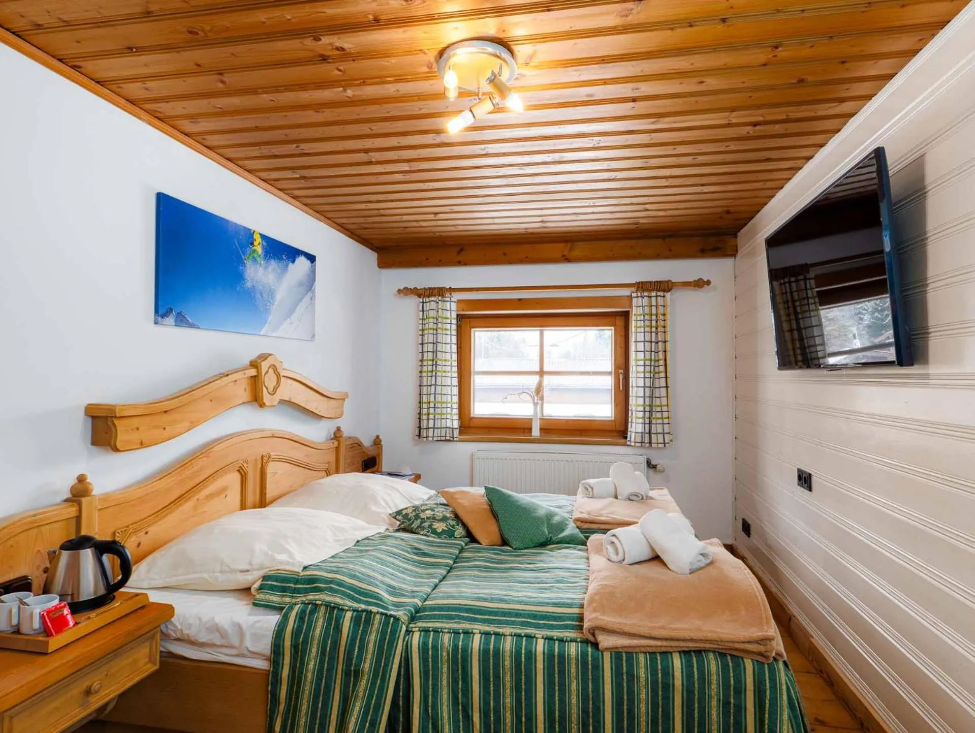 Bed in Gasthaus Auwirt