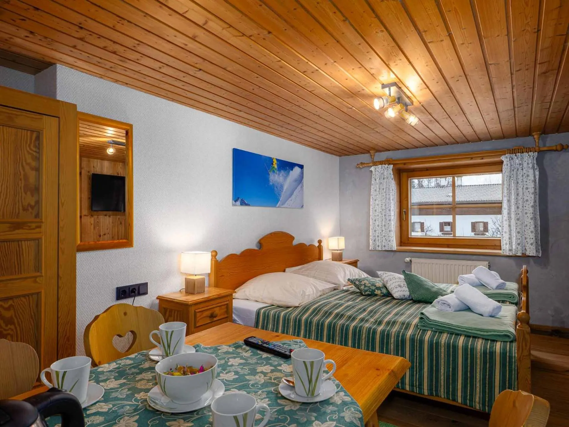 Bed in Gasthaus Auwirt