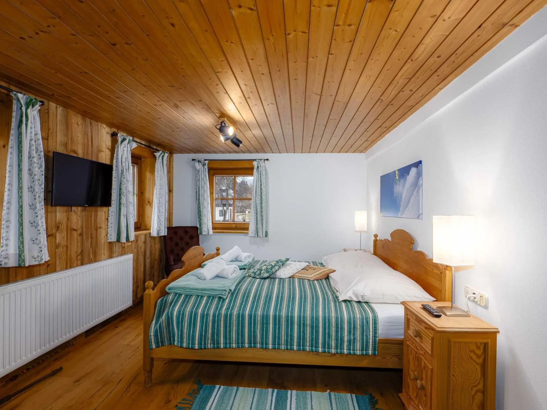 Bed in Gasthaus Auwirt