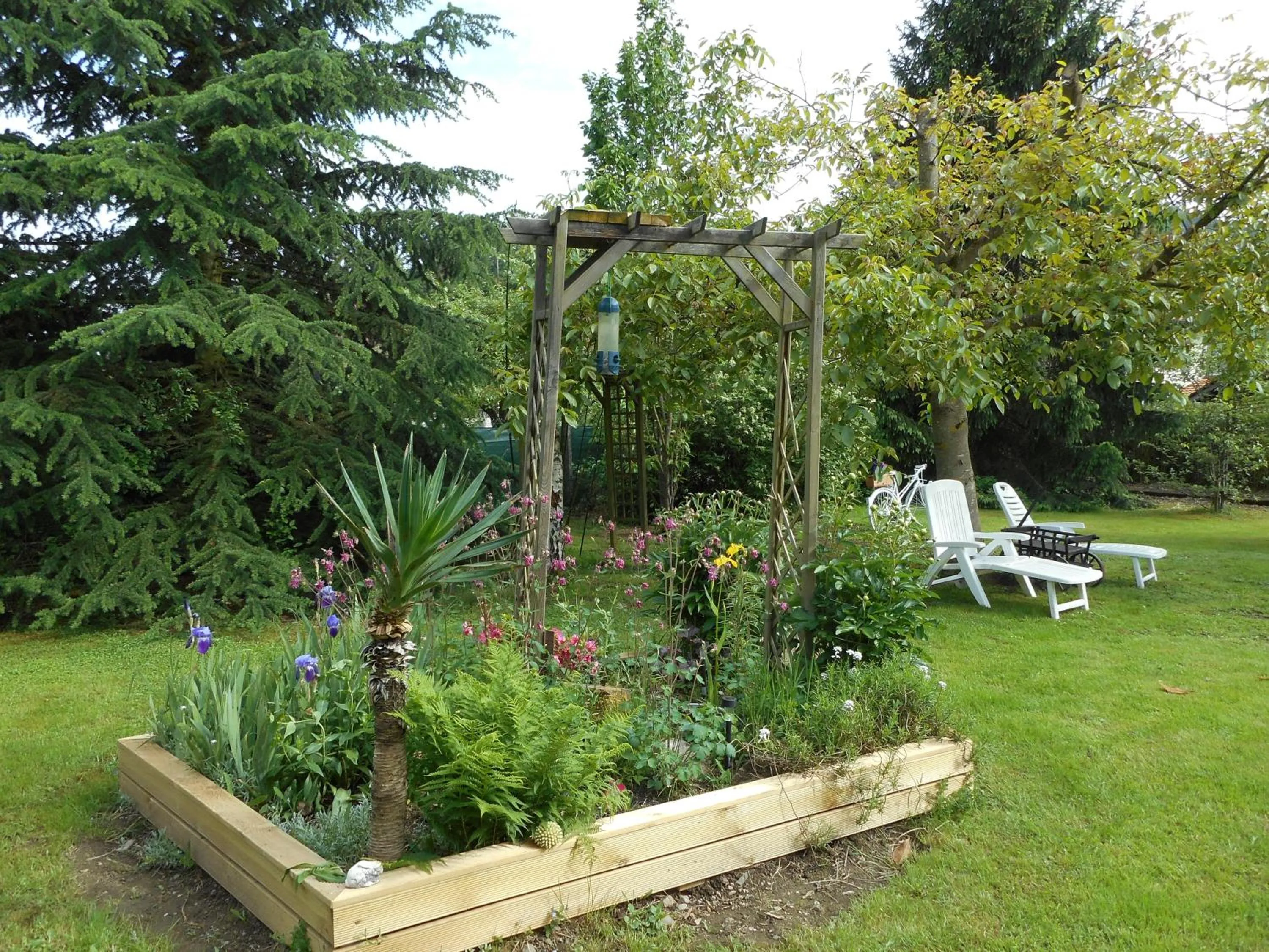 Garden in Gîte La Charmaie