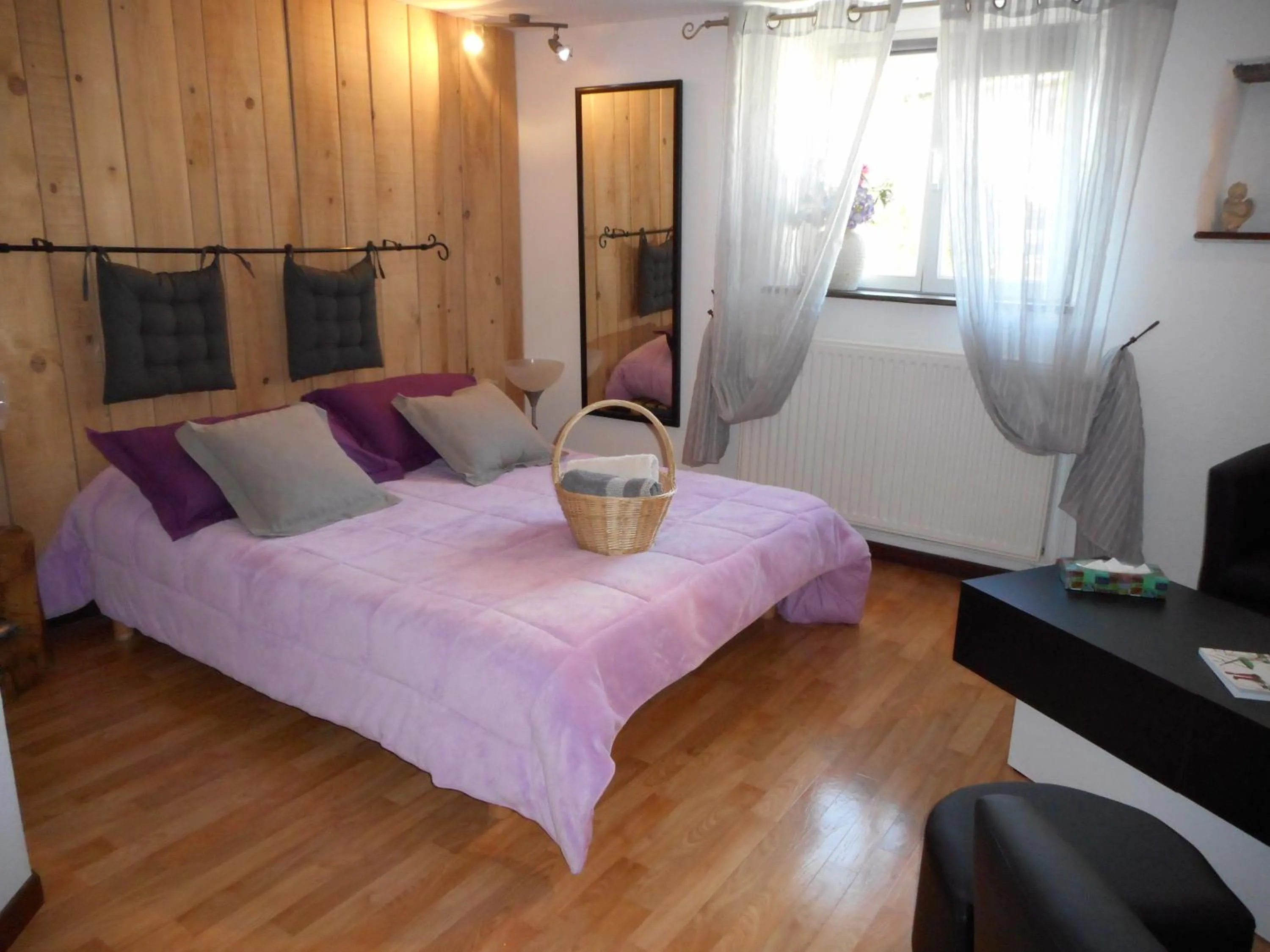 Bedroom, Bed in Gîte La Charmaie