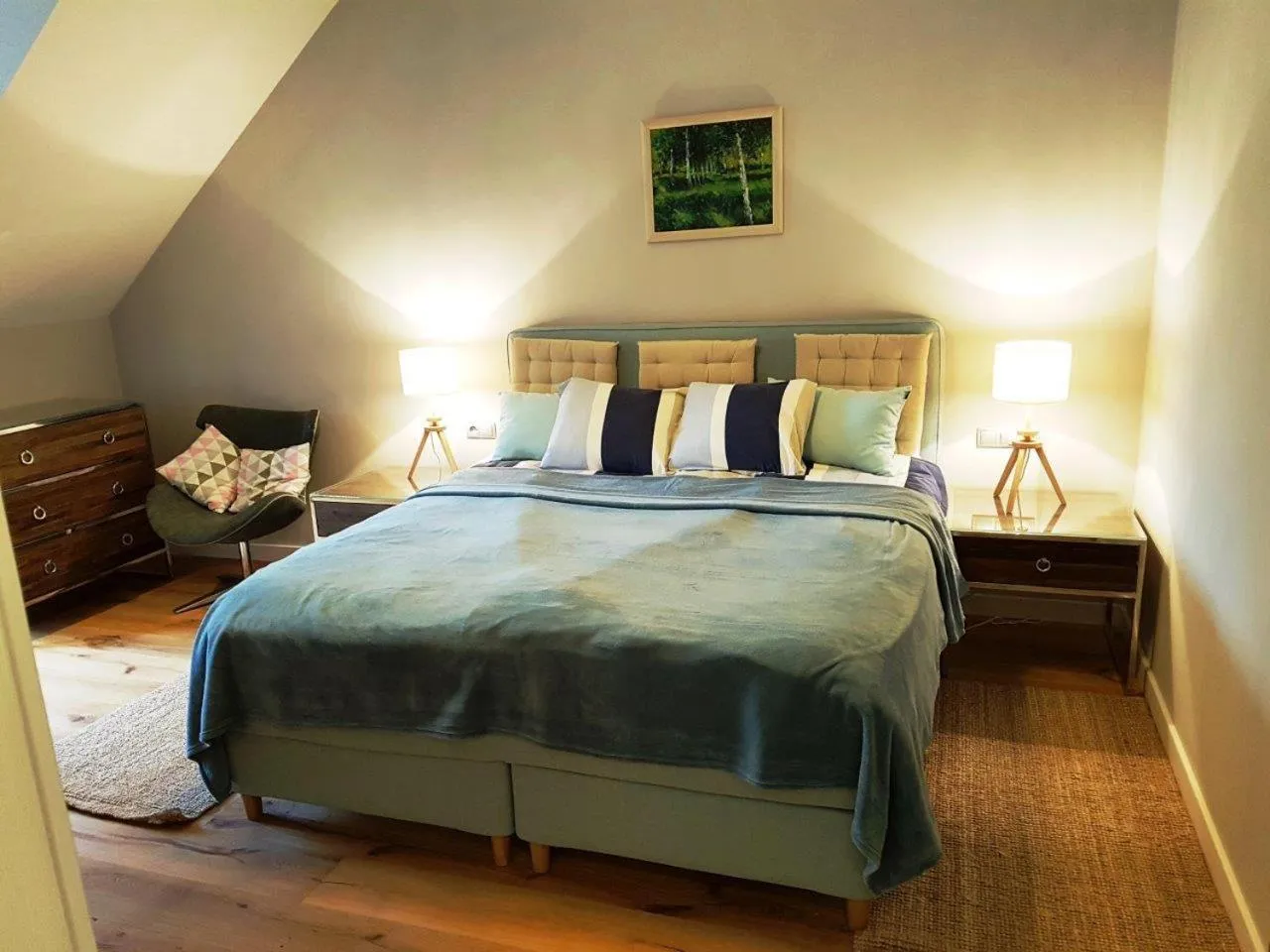 Bedroom, Bed in Stoczek 1929