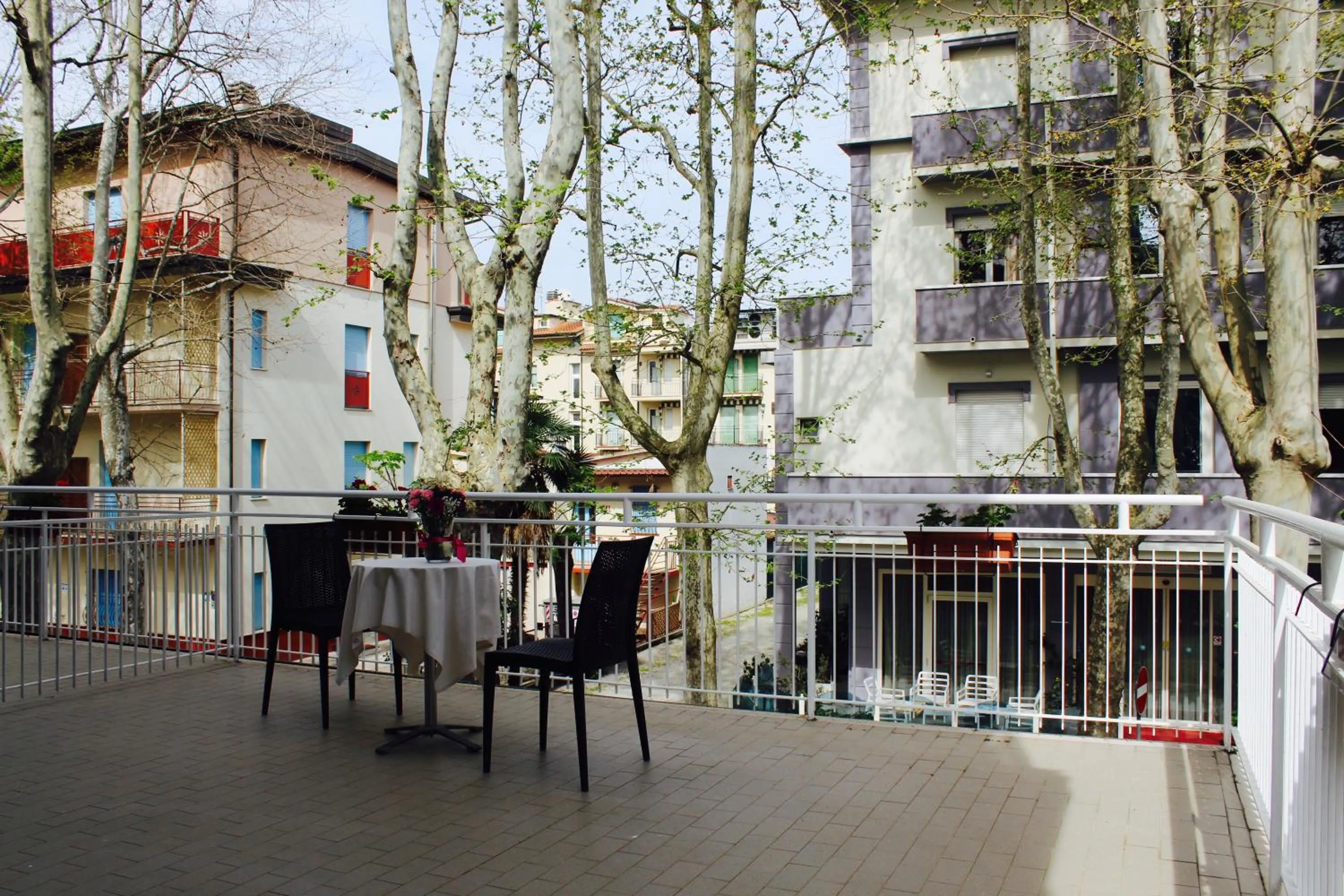 Balcony/Terrace in Blue Hotel