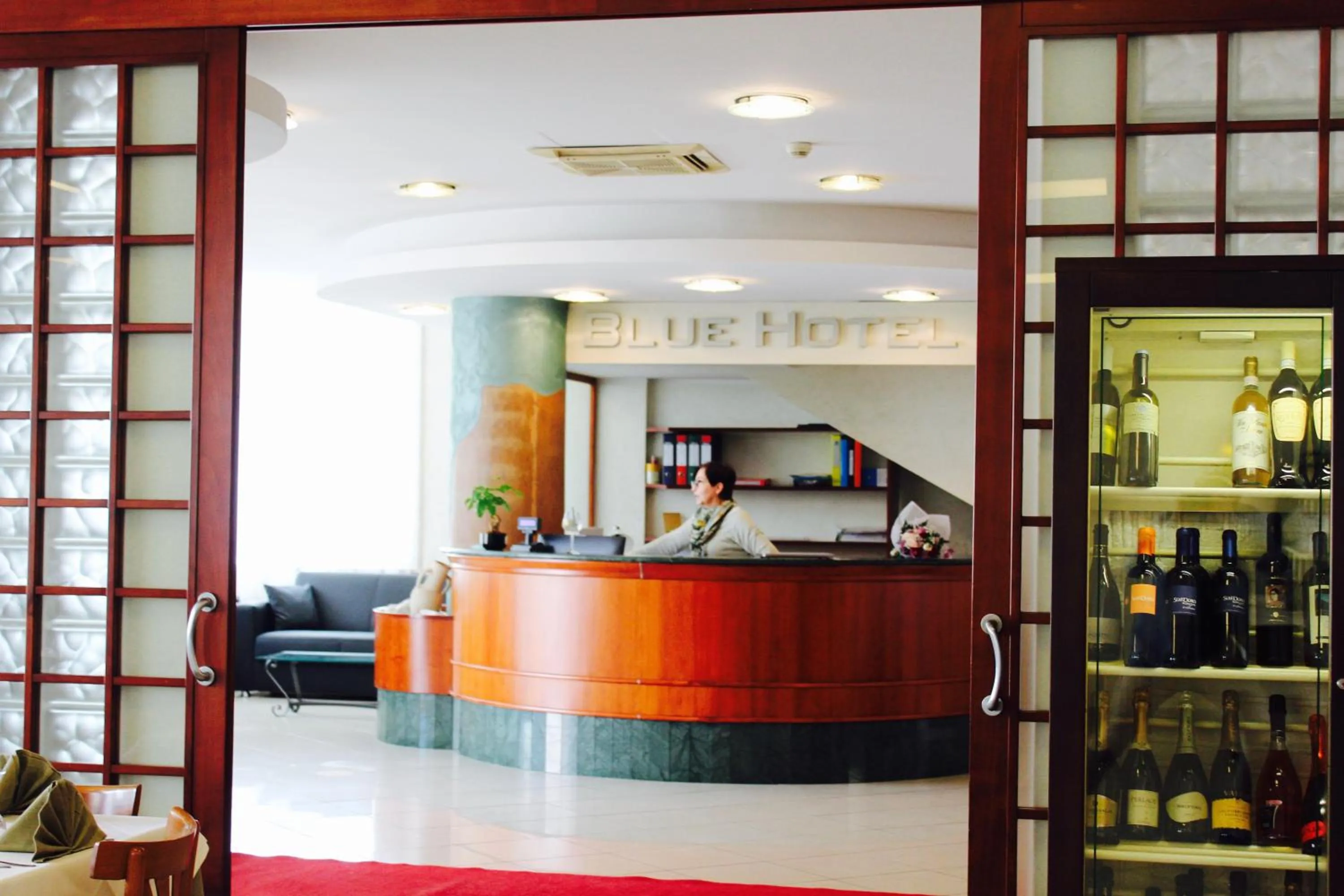 Living room in Blue Hotel