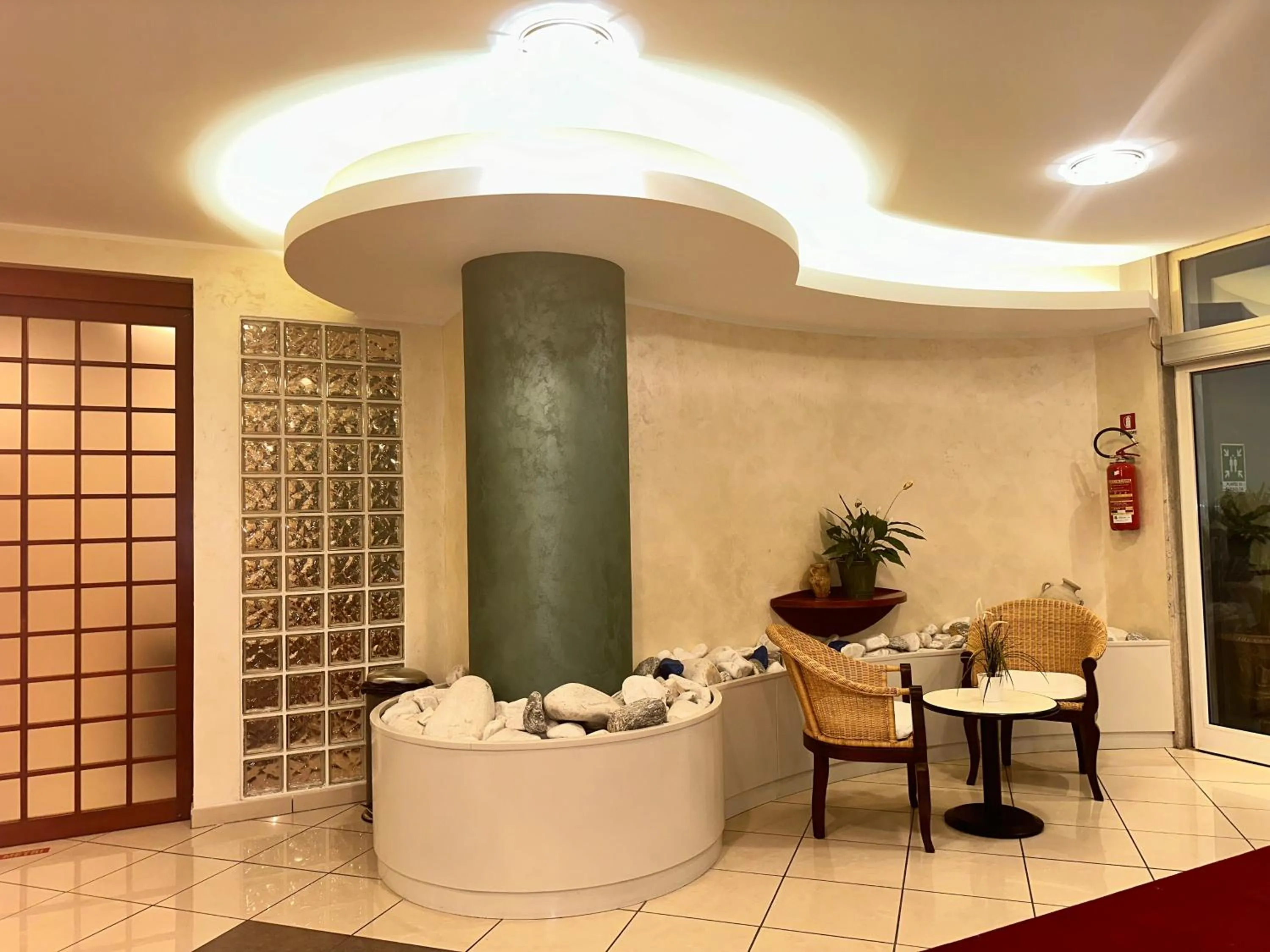 Living room in Blue Hotel