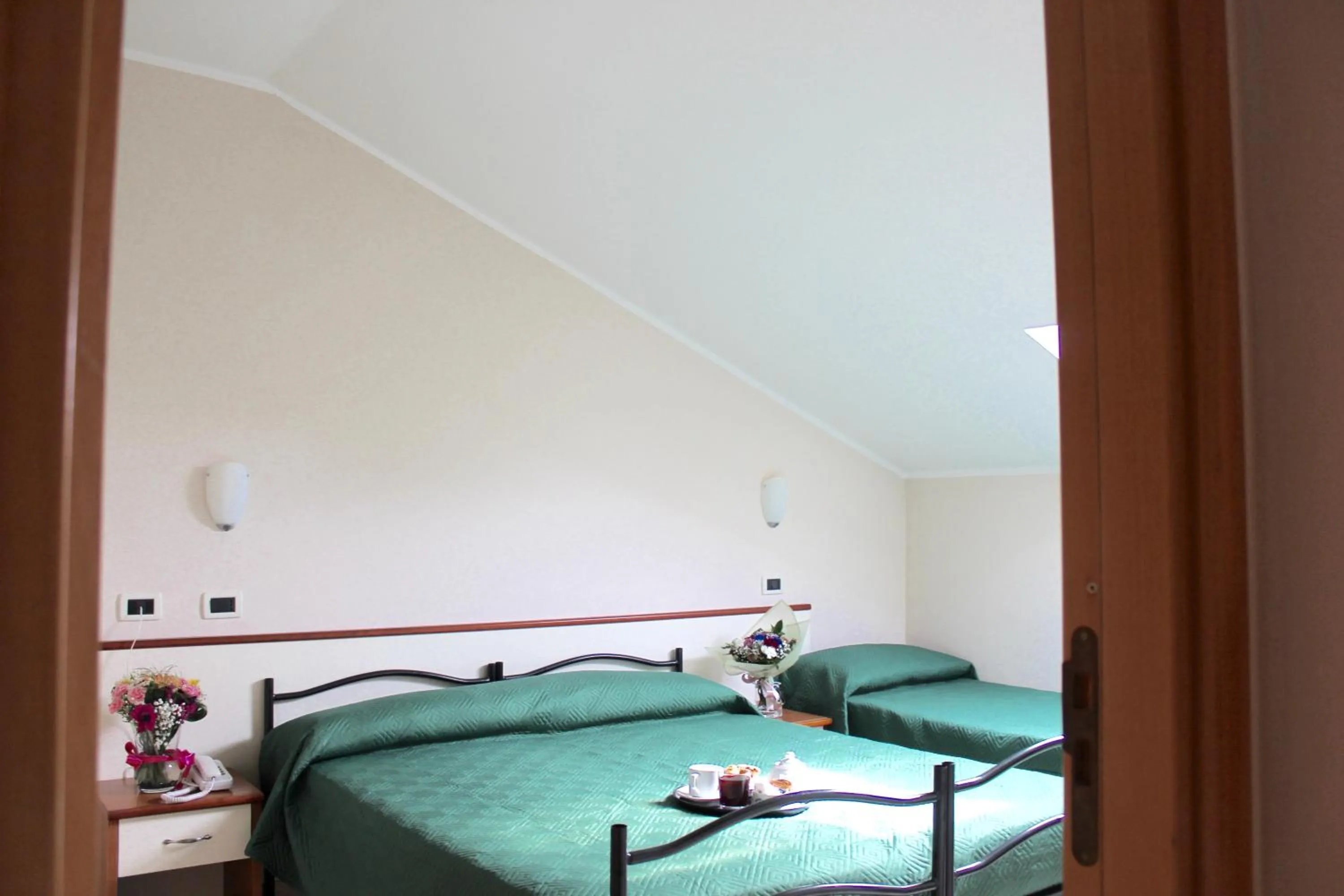 Photo of the whole room, Bed in Blue Hotel