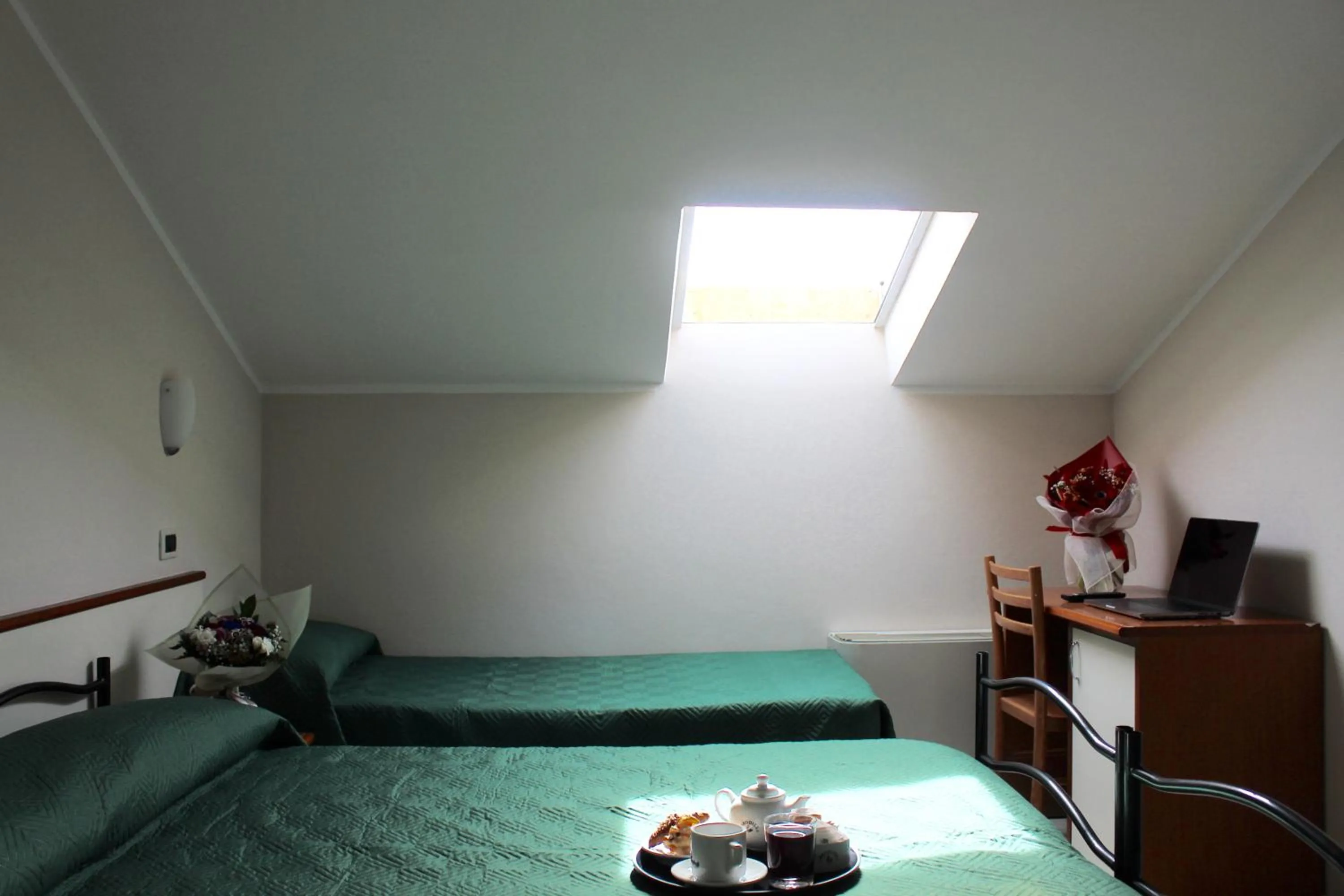 Photo of the whole room, Bed in Blue Hotel