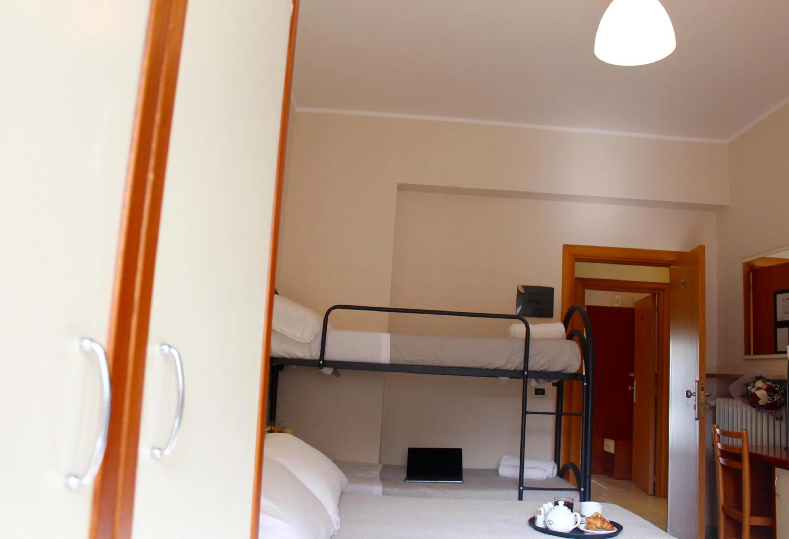 Photo of the whole room, Bed in Blue Hotel