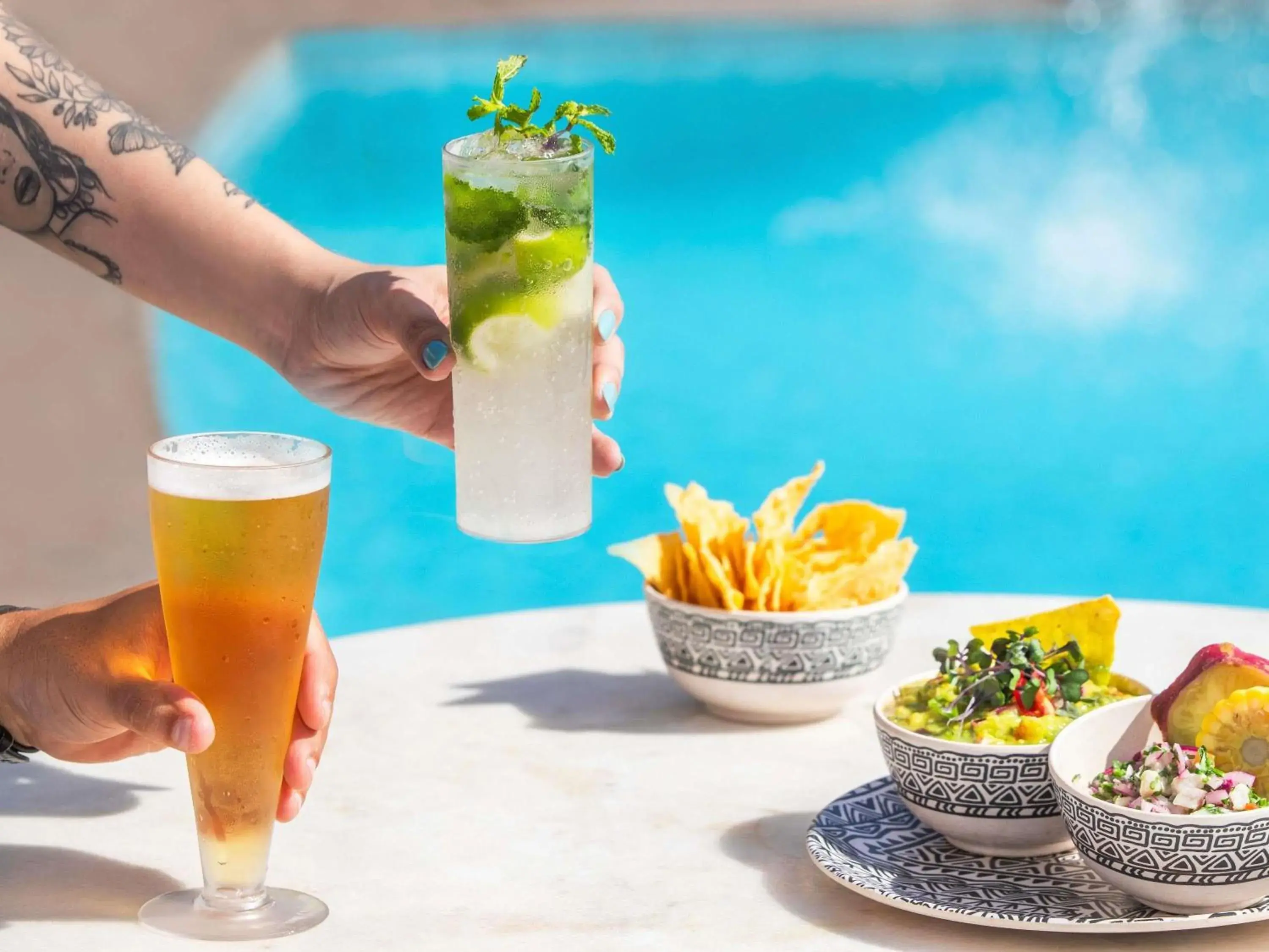 Pool view in Pullman Sao Paulo Guarulhos Airport Pool view in Pullman Sao Paulo Guarulhos Airport