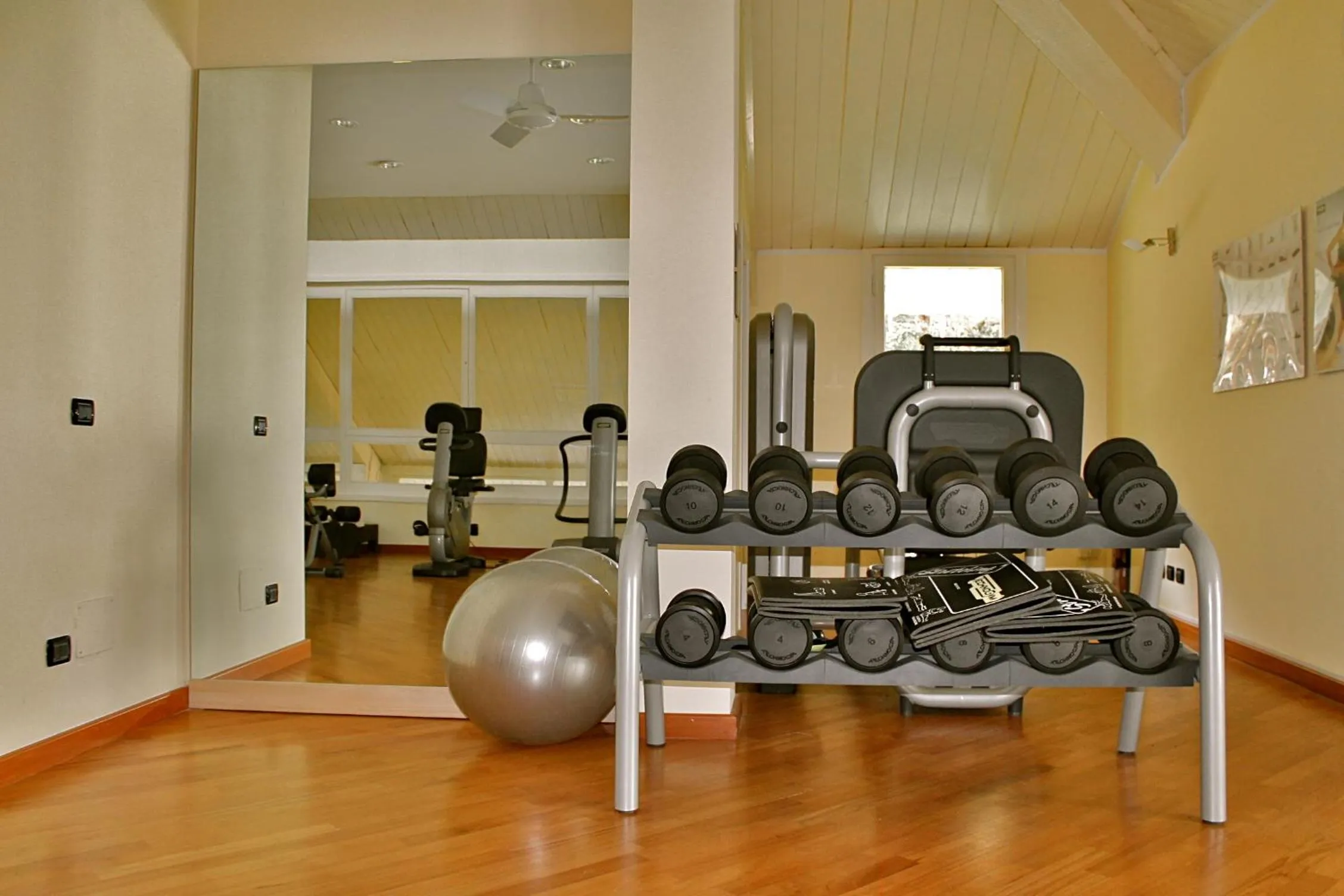 Fitness centre/facilities in Golf Hotel La Pinetina