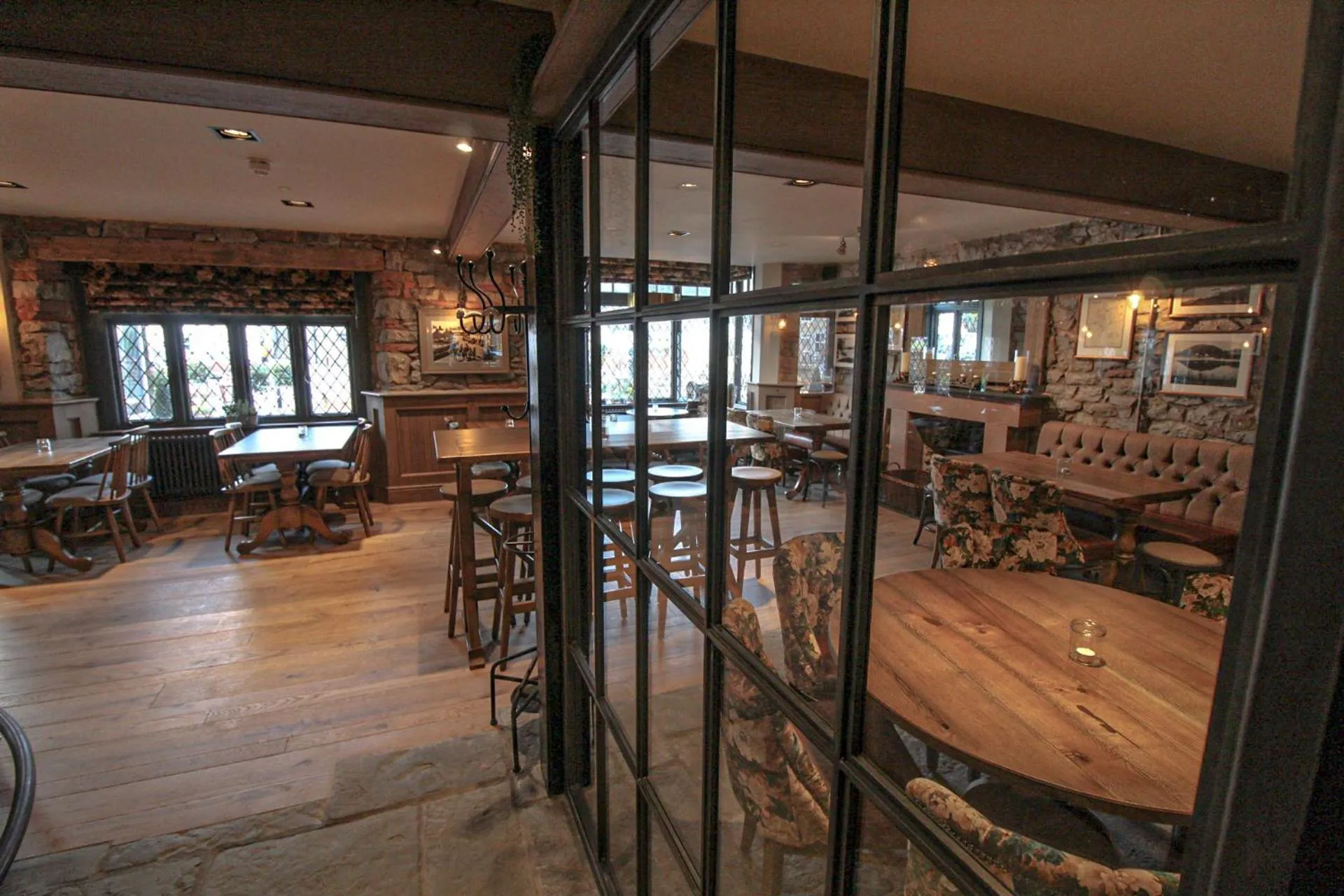 Dining area in The Pooley Bridge Inn