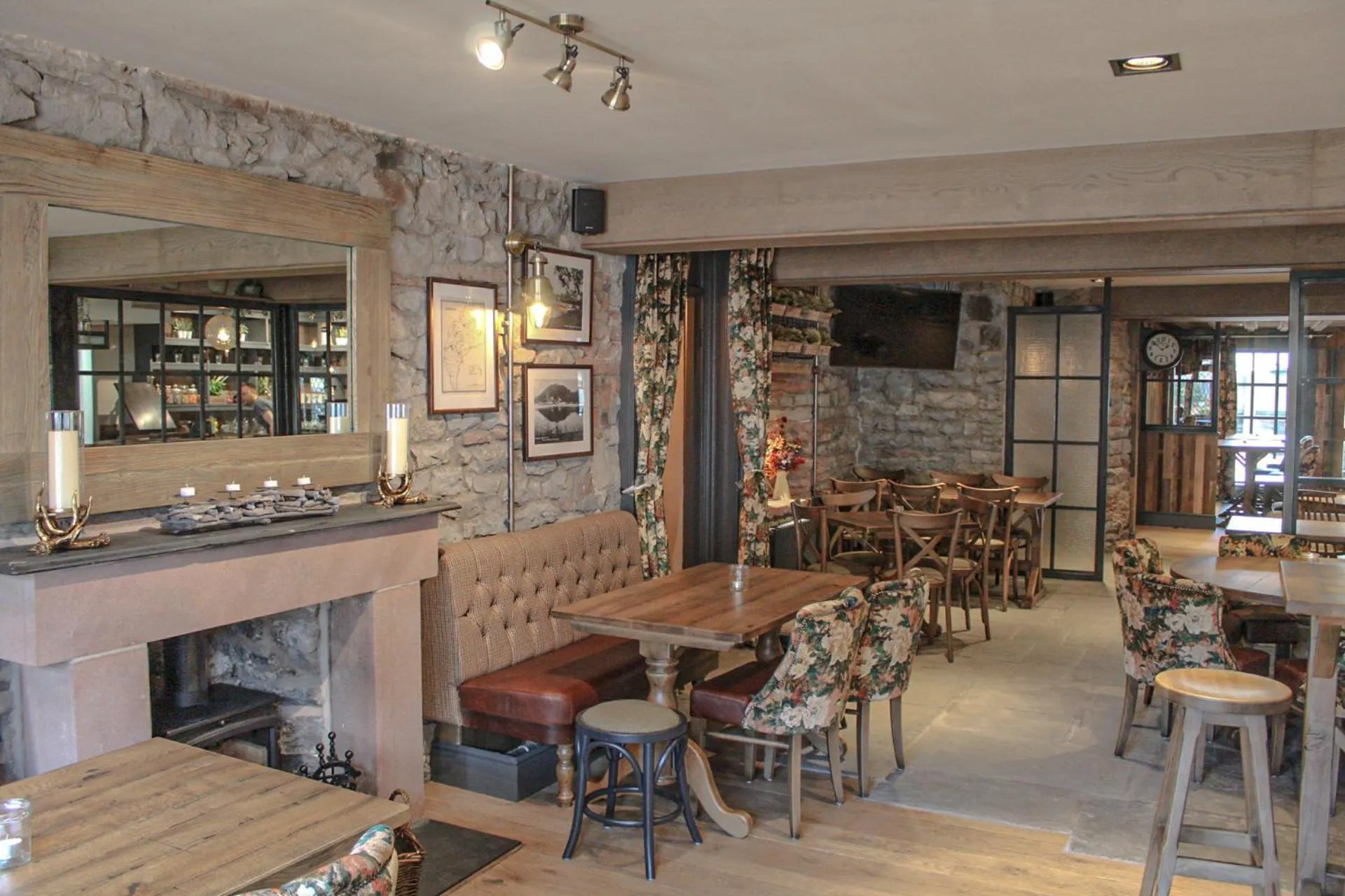 Dining area in The Pooley Bridge Inn