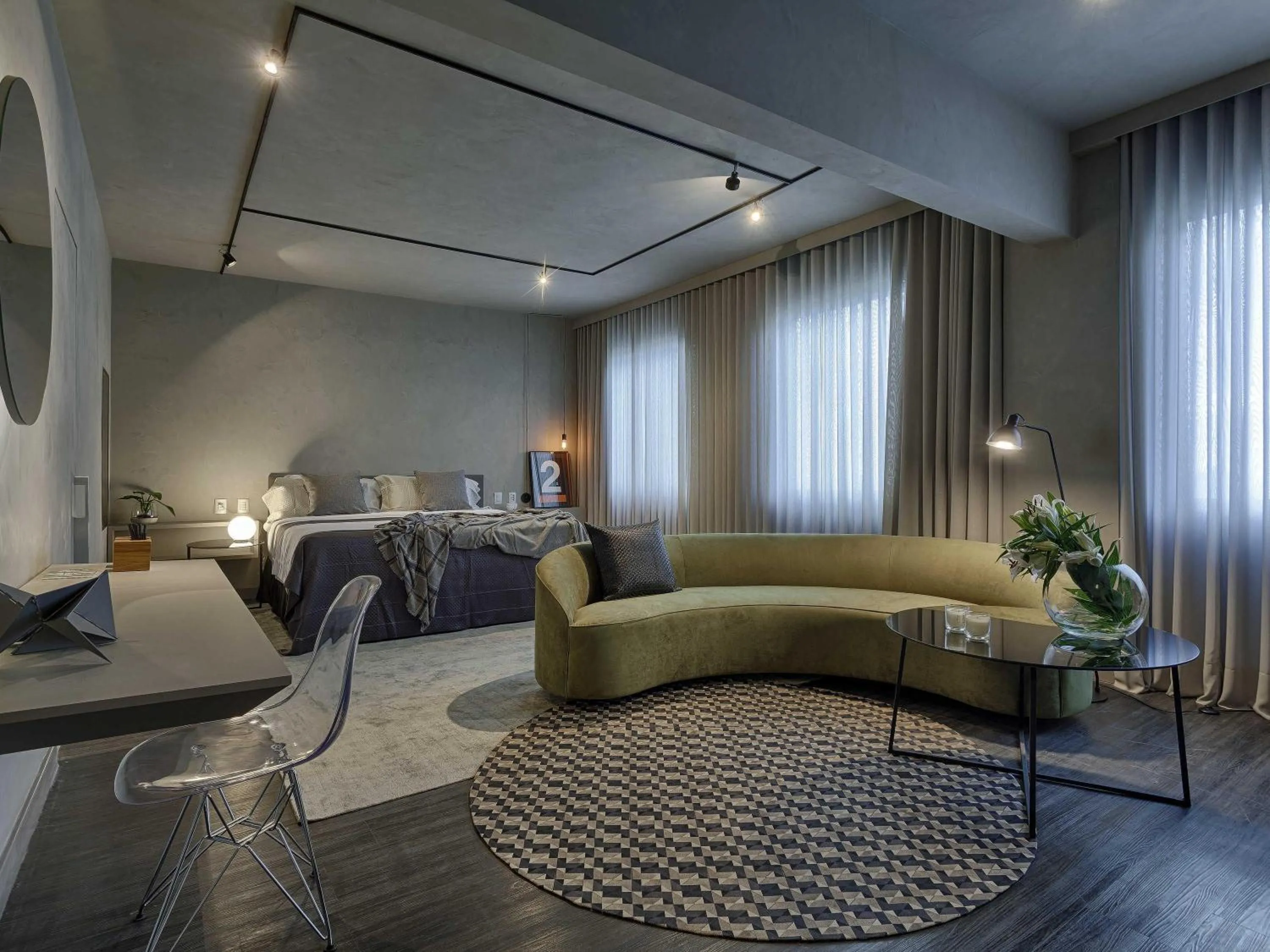 Bedroom, Bed in Caesar Business Belo Horizonte Belvedere