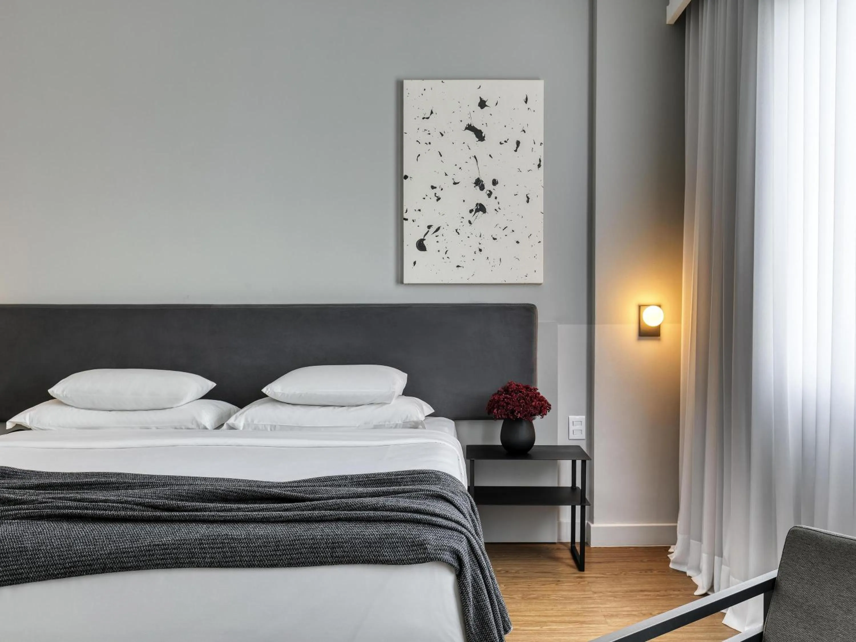 Bedroom, Bed in Caesar Business Belo Horizonte Belvedere