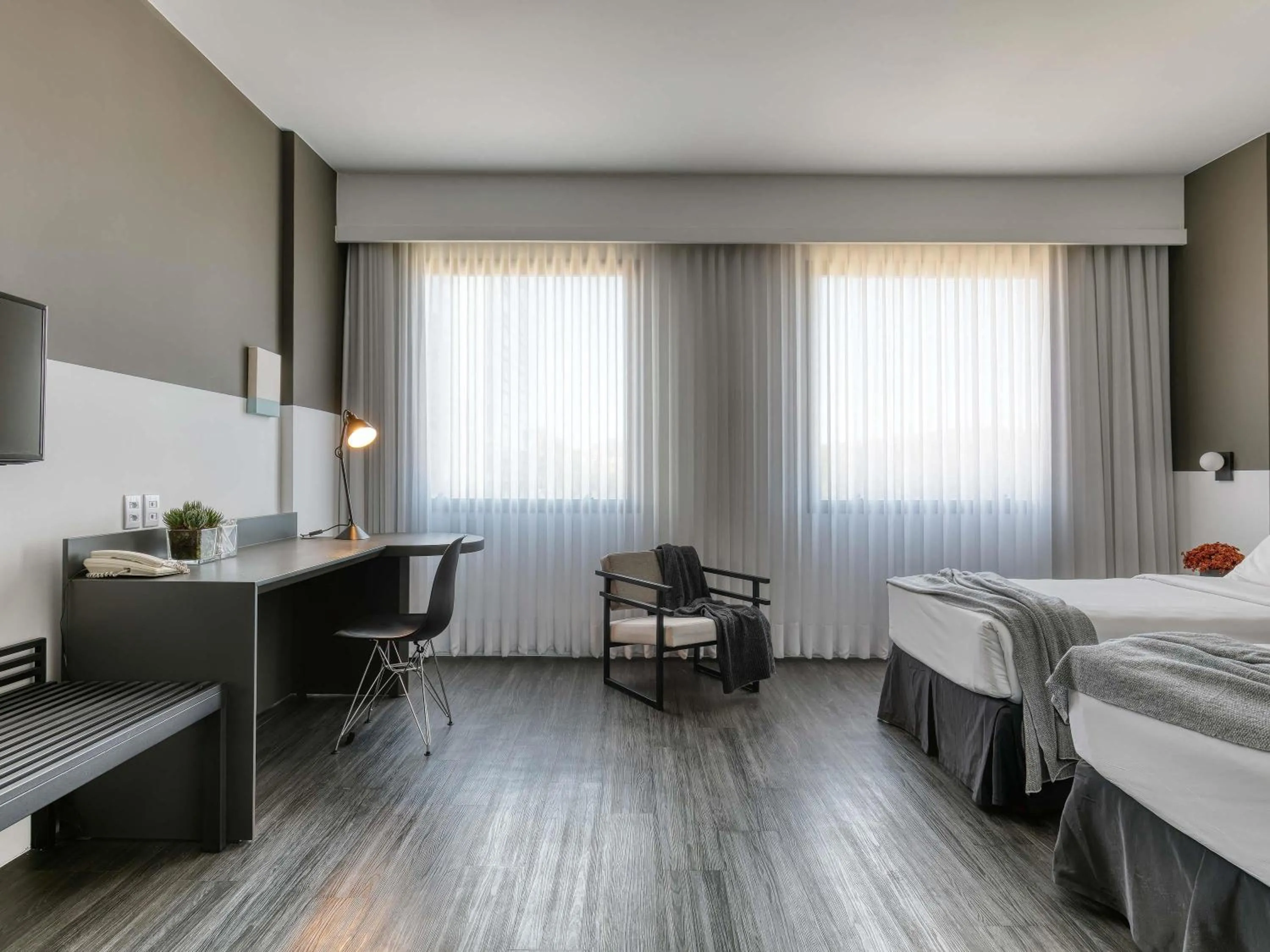 Bedroom, Bed in Caesar Business Belo Horizonte Belvedere