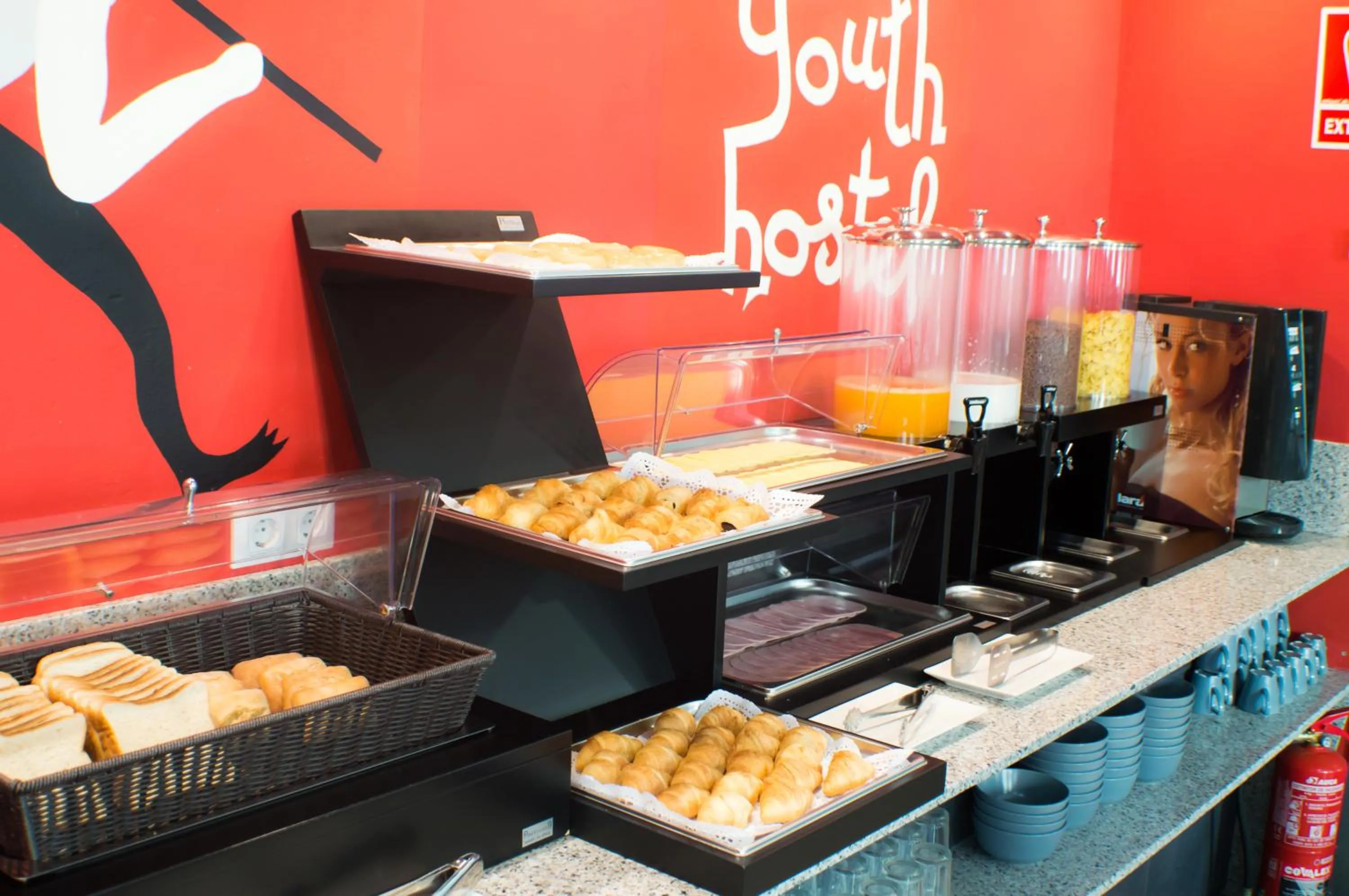 Buffet breakfast in Quart Youth Hostel & Apartments