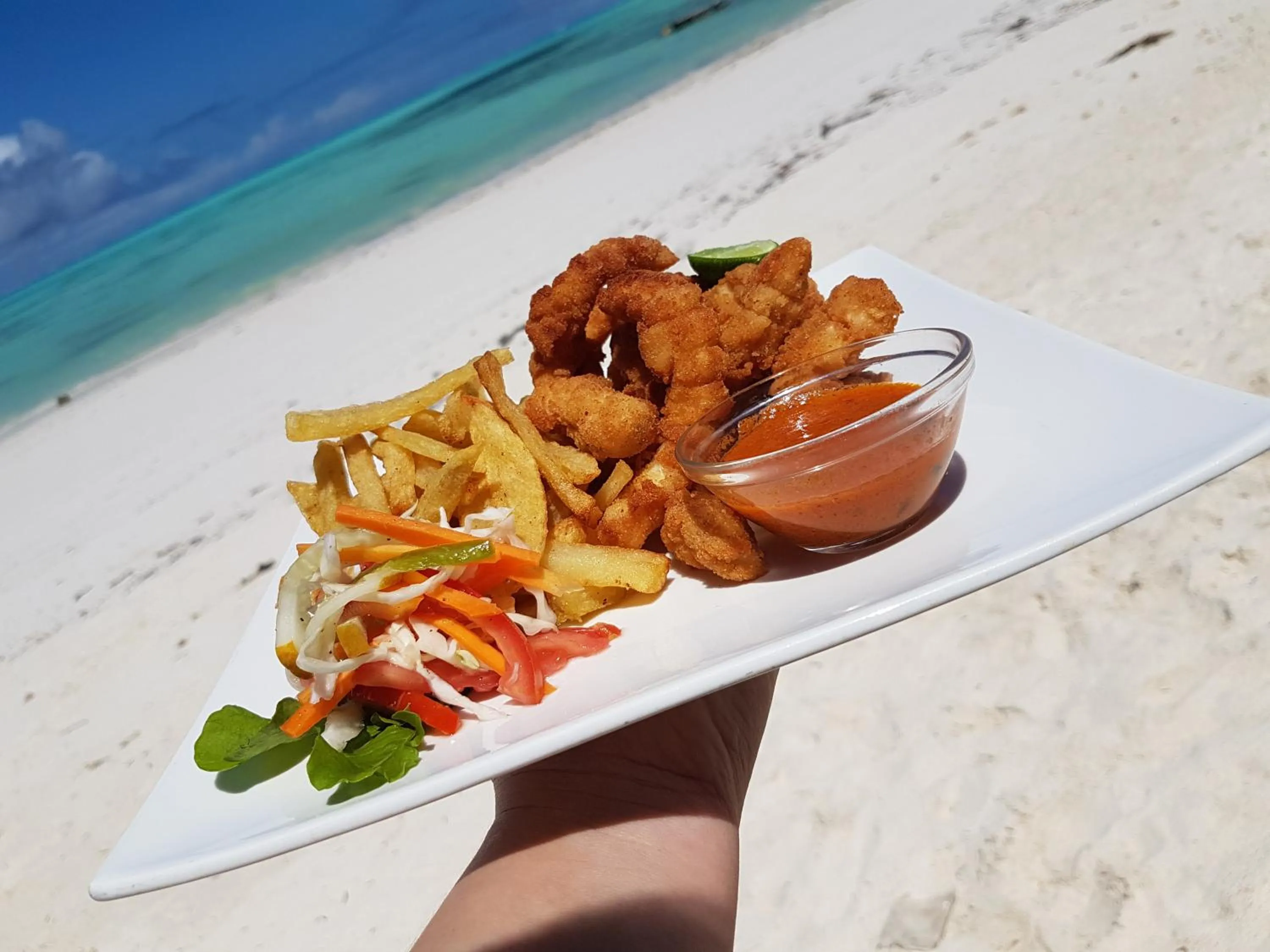 Food close-up in Peter Pan Beach Lodge