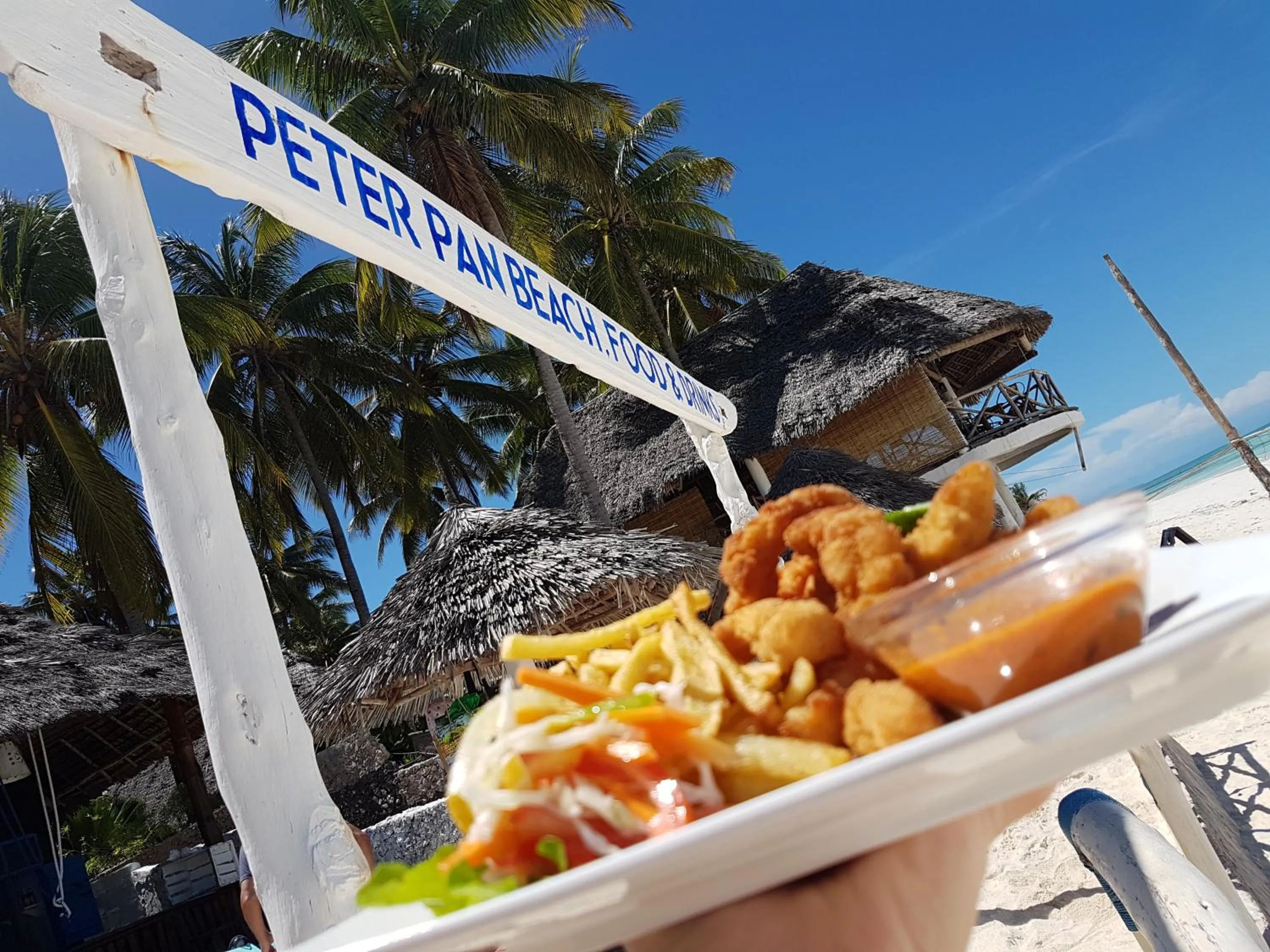 Food and drinks in Peter Pan Beach Lodge