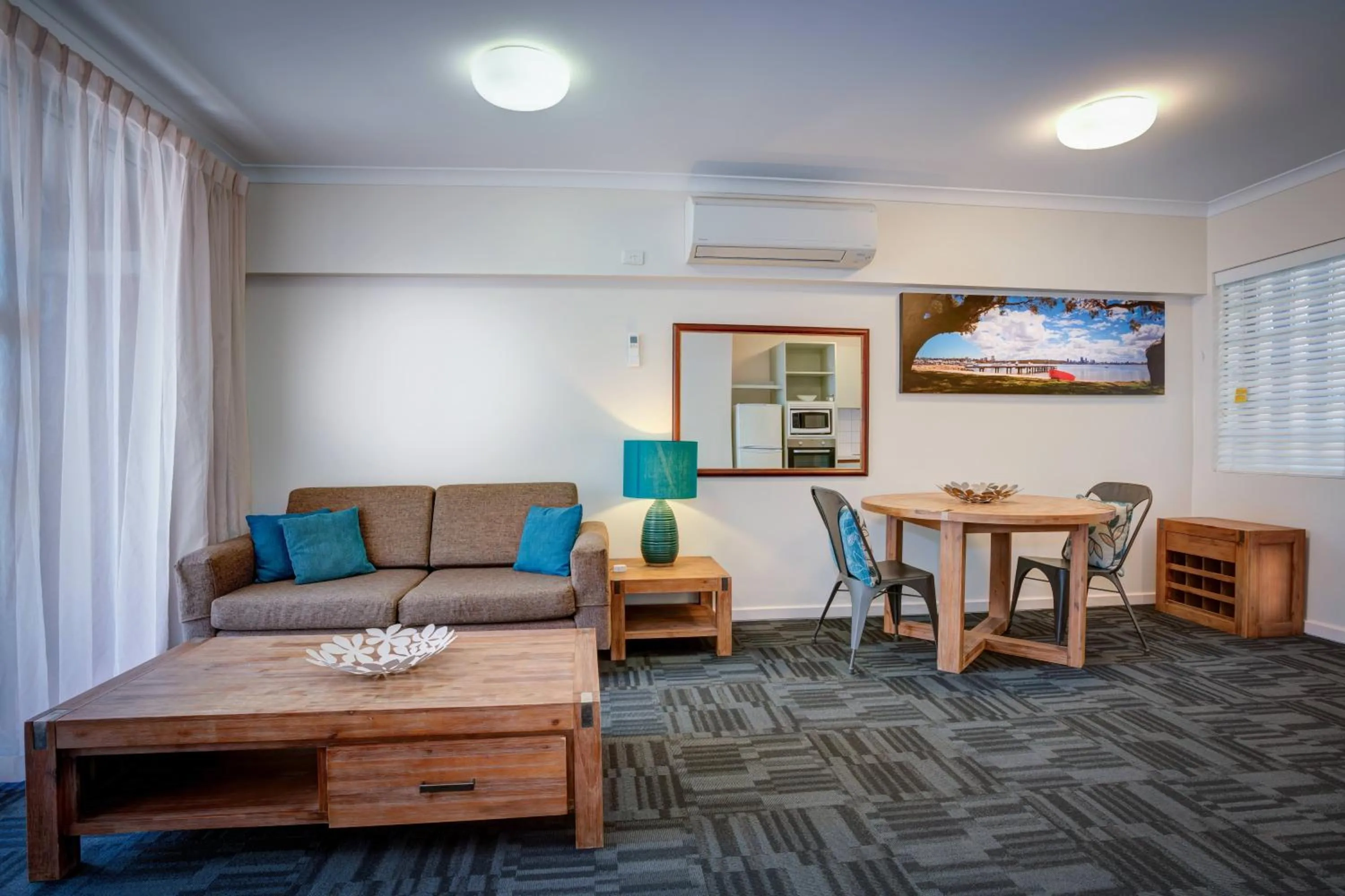 Living room in Broadwater Resort Como